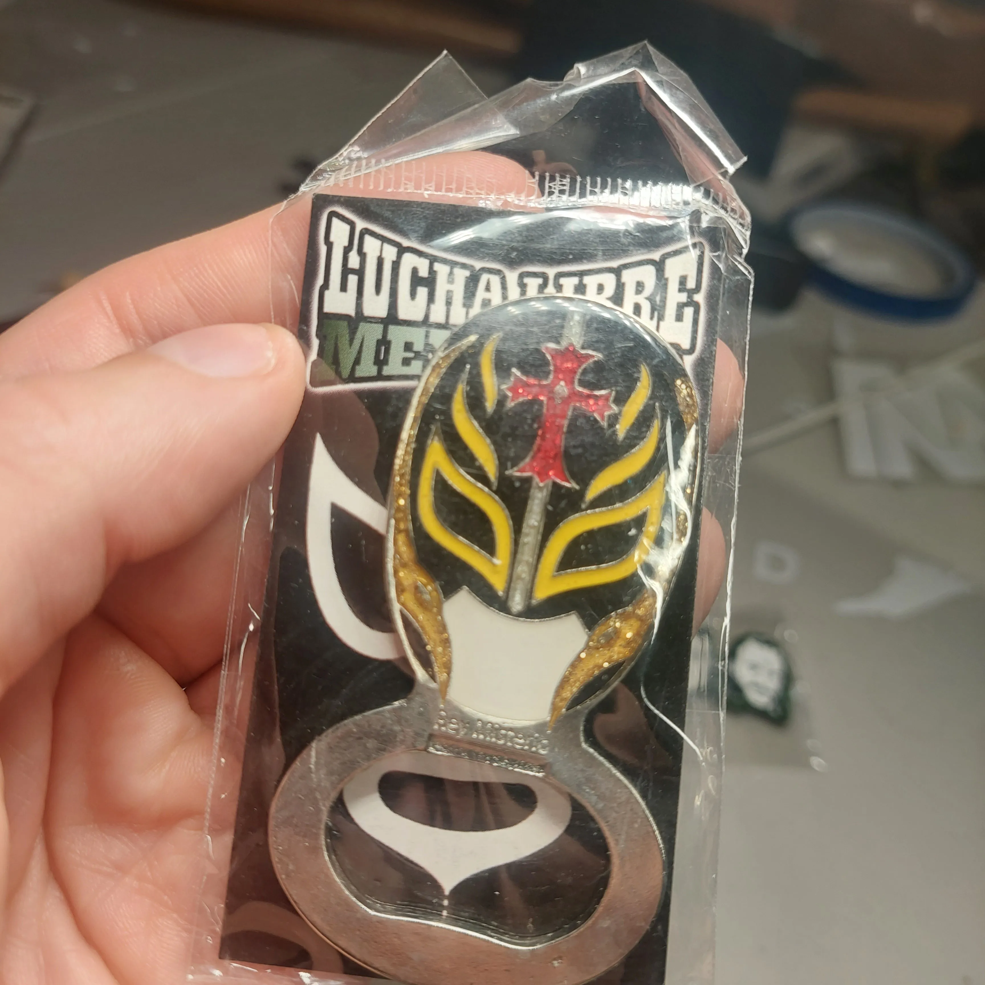 LUCHA LIBRE KEYCHAIN BOTTLE OPENERS