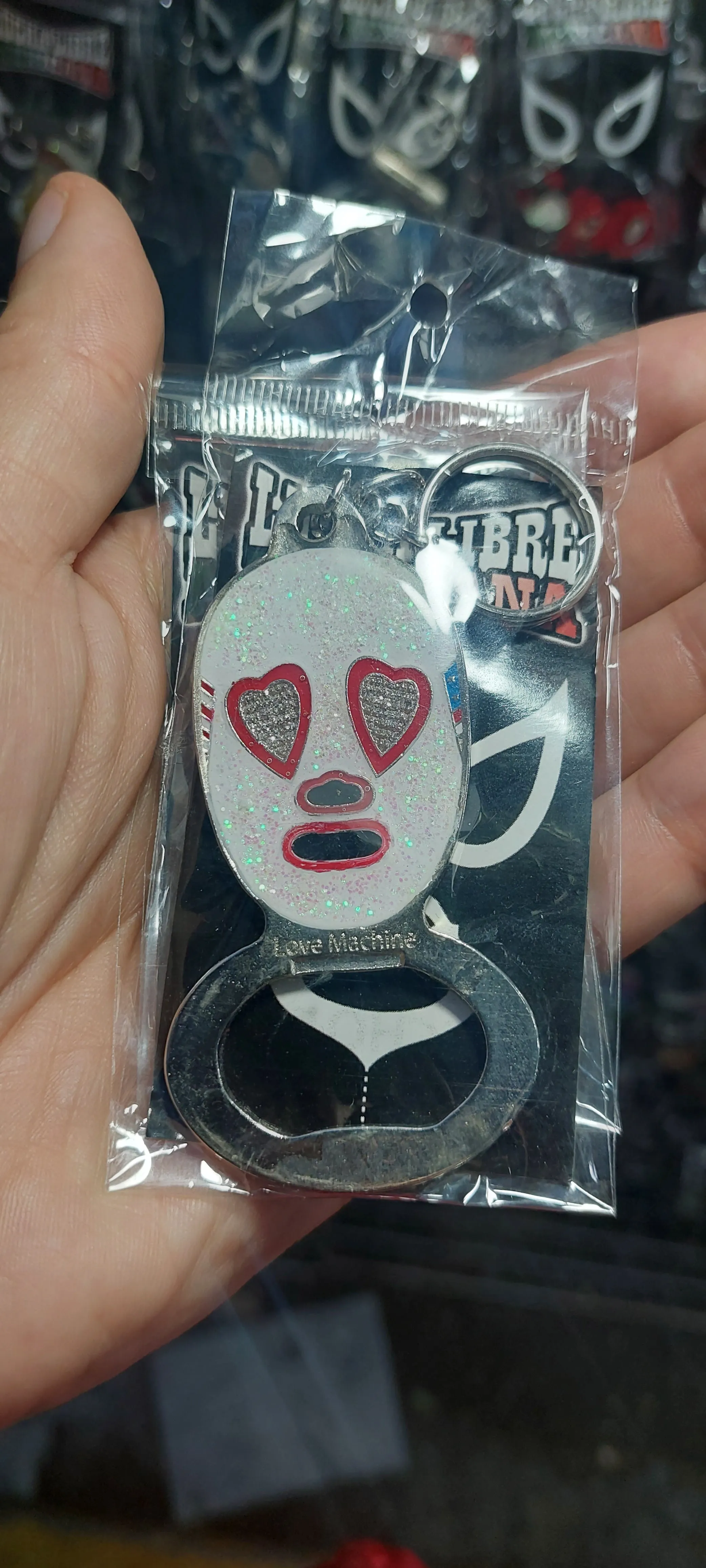 LUCHA LIBRE KEYCHAIN BOTTLE OPENERS