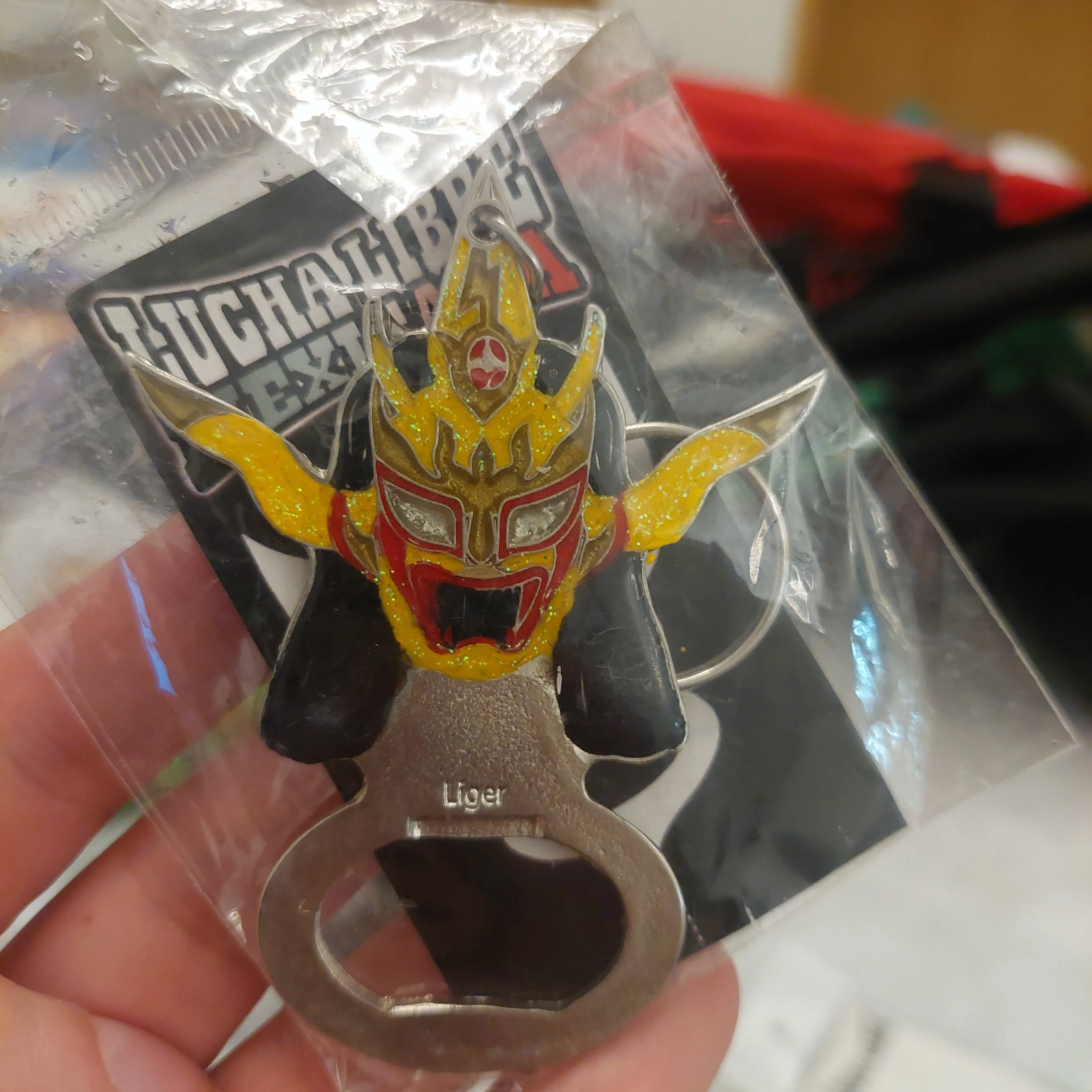 LUCHA LIBRE KEYCHAIN BOTTLE OPENERS