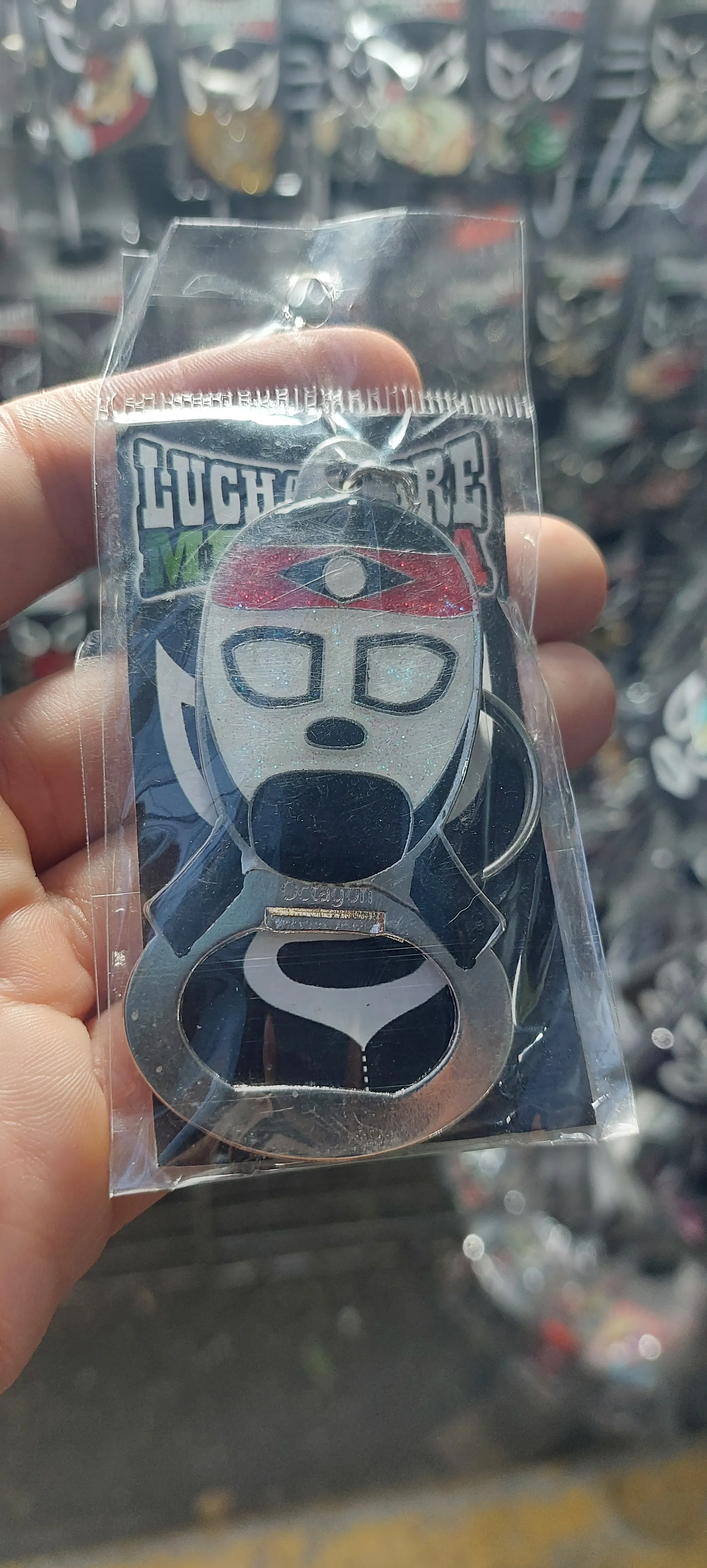 LUCHA LIBRE KEYCHAIN BOTTLE OPENERS