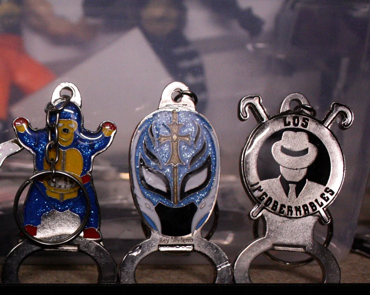 LUCHA LIBRE KEYCHAIN BOTTLE OPENERS