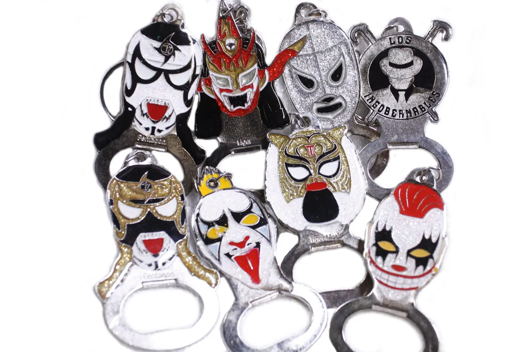 LUCHA LIBRE KEYCHAIN BOTTLE OPENERS