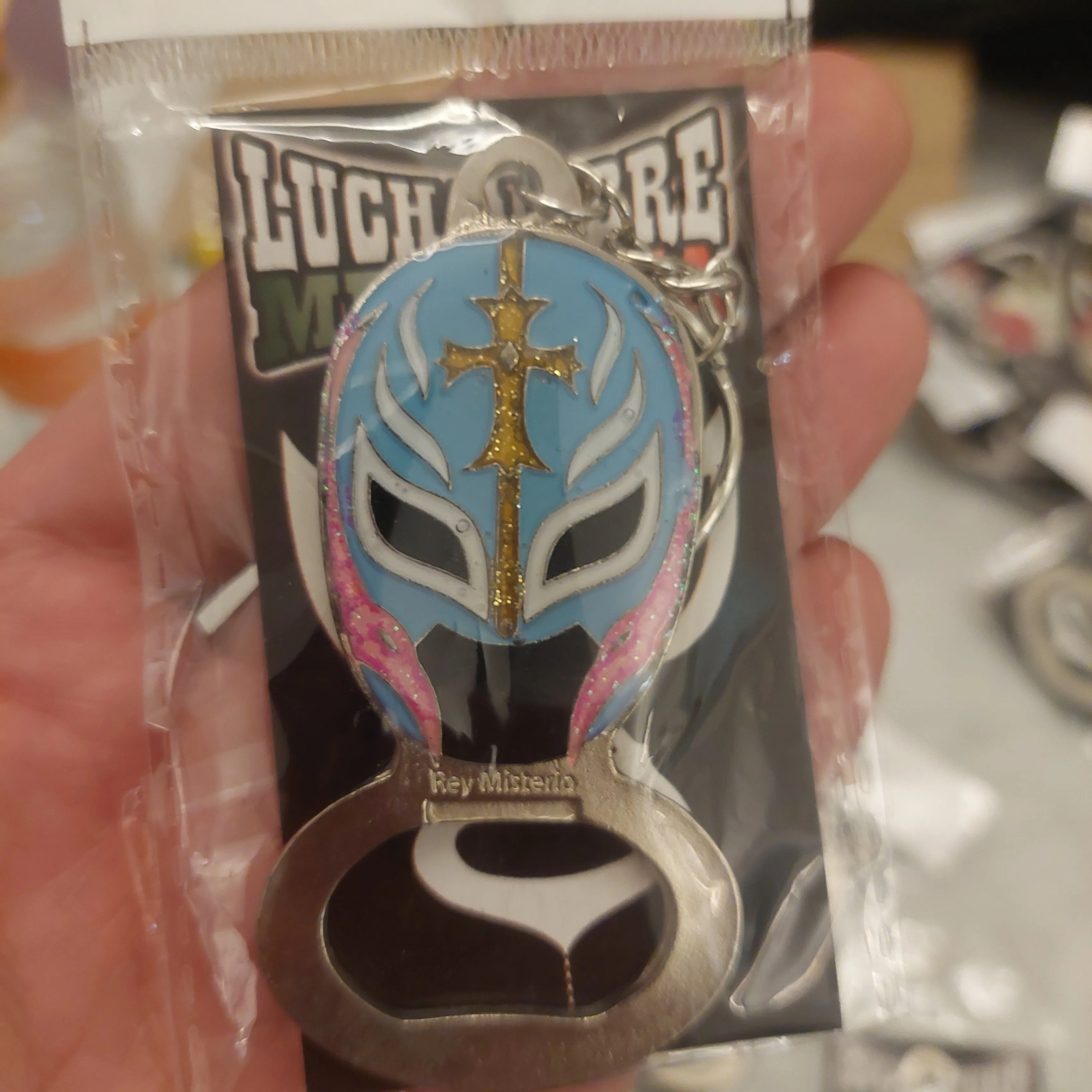 LUCHA LIBRE KEYCHAIN BOTTLE OPENERS