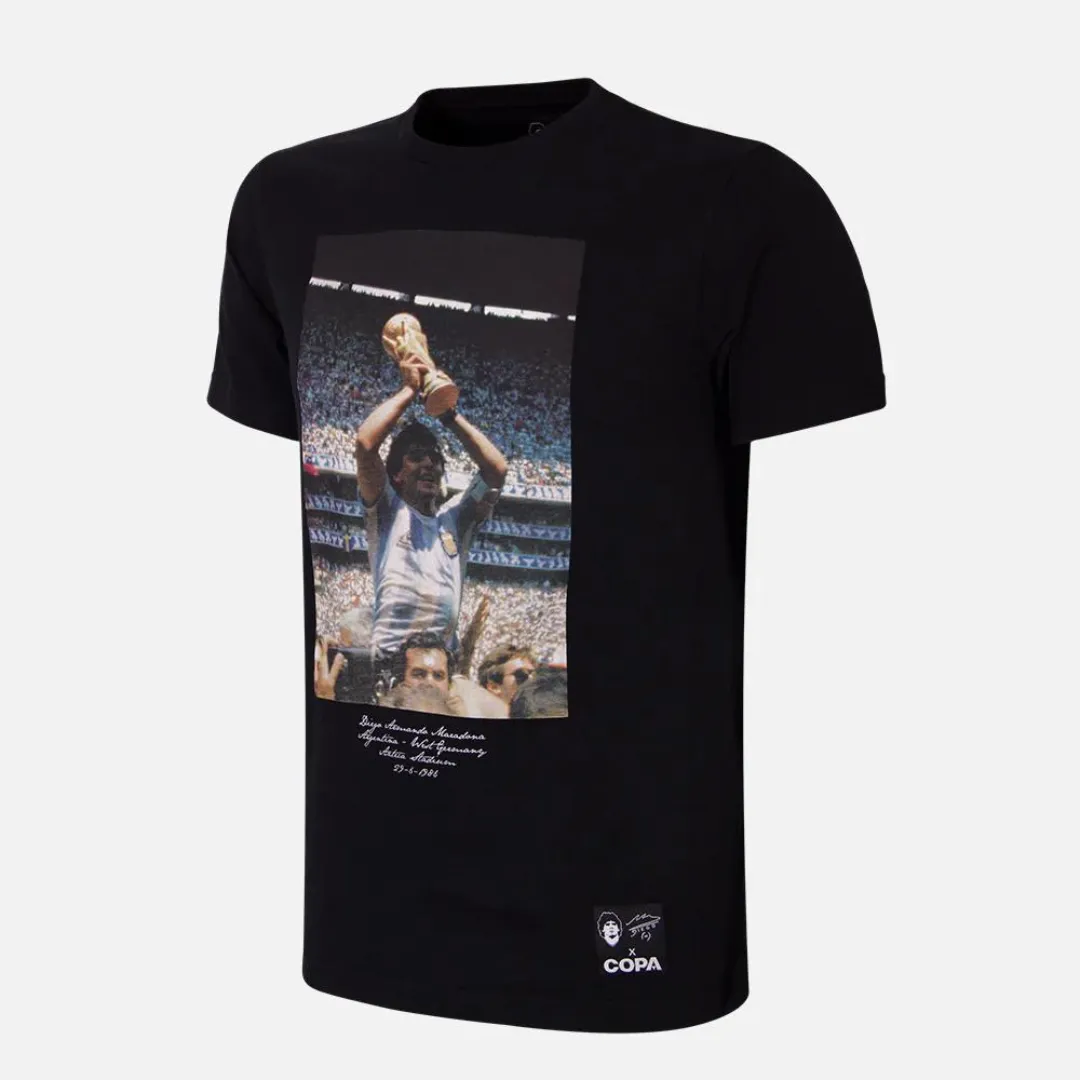 Maradona X COPA Argentina World Cup 1986 Celebration T-Shirt