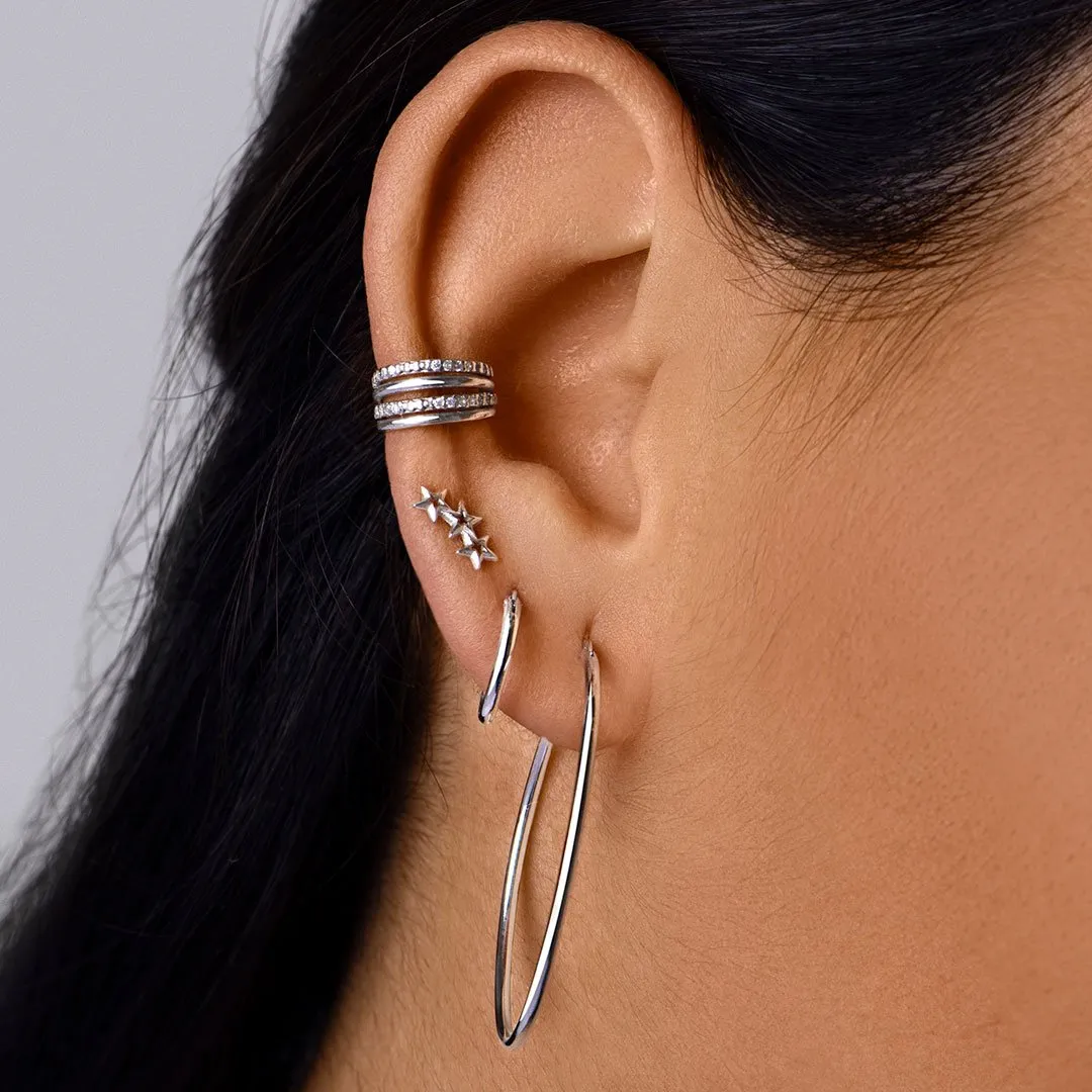 Maria L Hoop Earrings