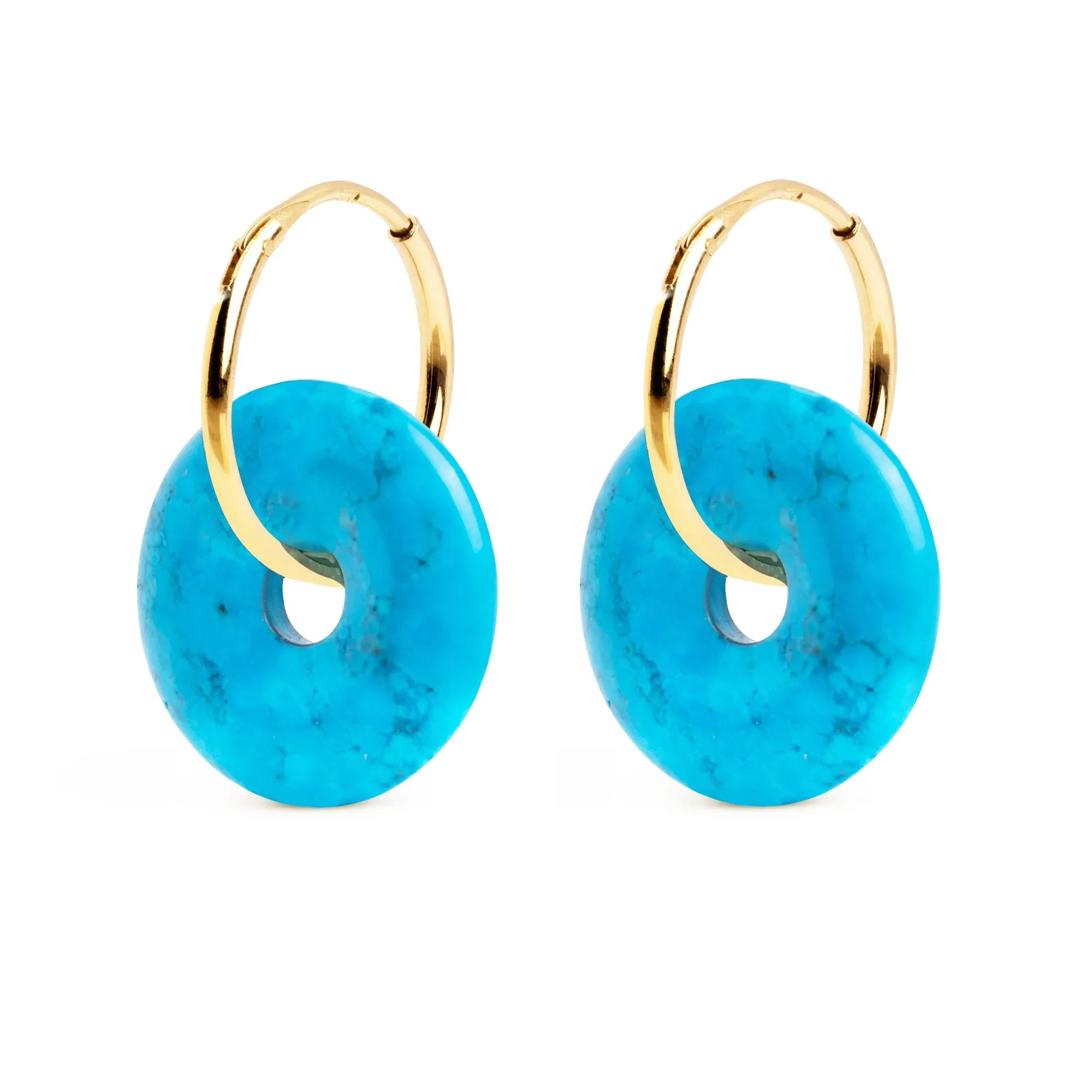 Maria S Gold Hoop Earrings