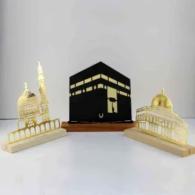 Masjid Al Aqsa, Masjid Al-Haram, Masjid An-Nabawi Islamic Tabletop Decor