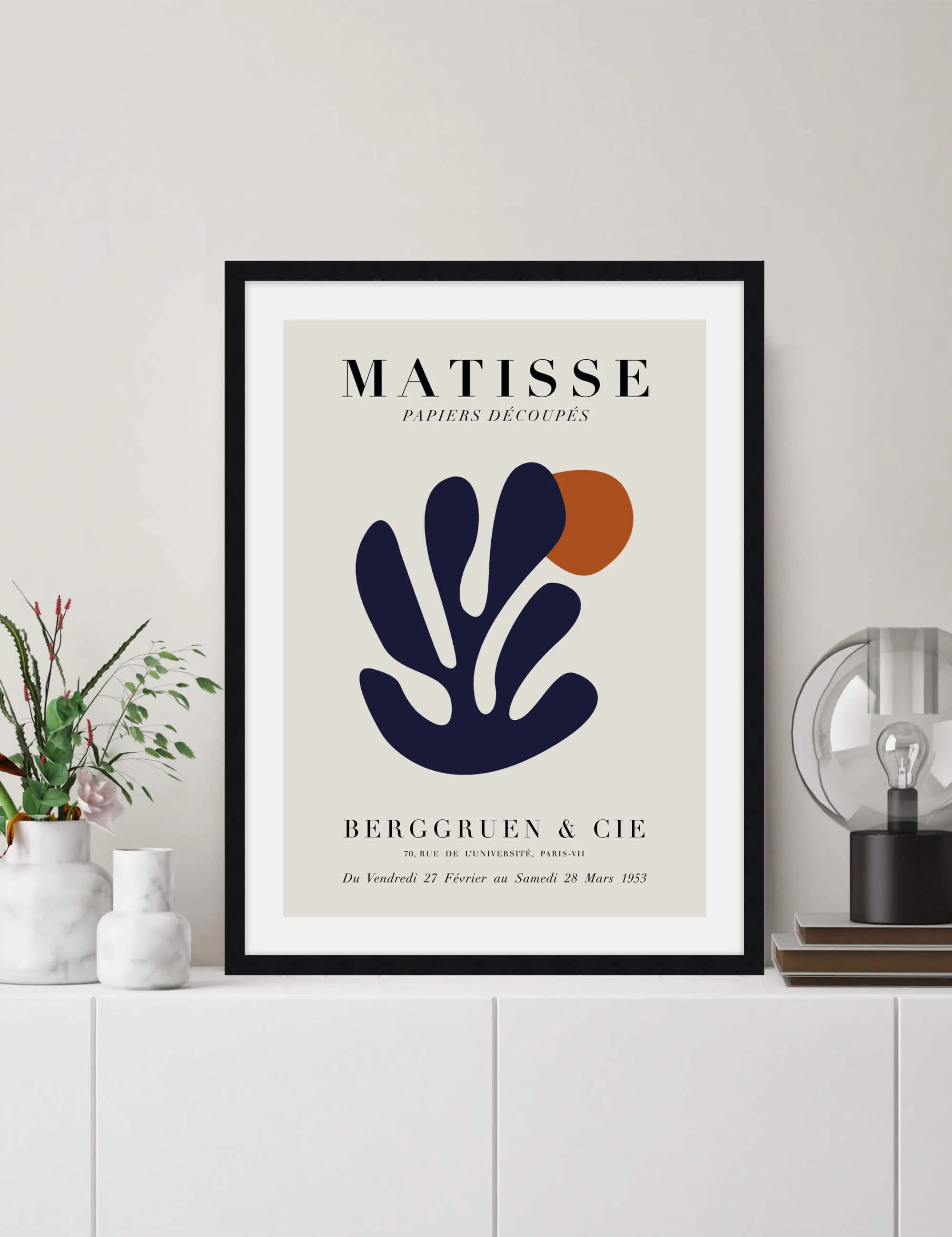 Matisse Papiers Decoupes Blue Coral