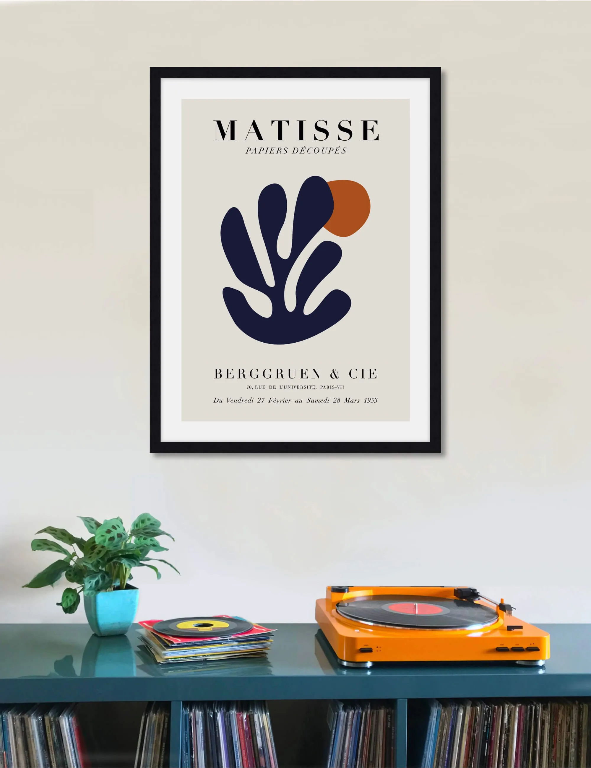 Matisse Papiers Decoupes Blue Coral