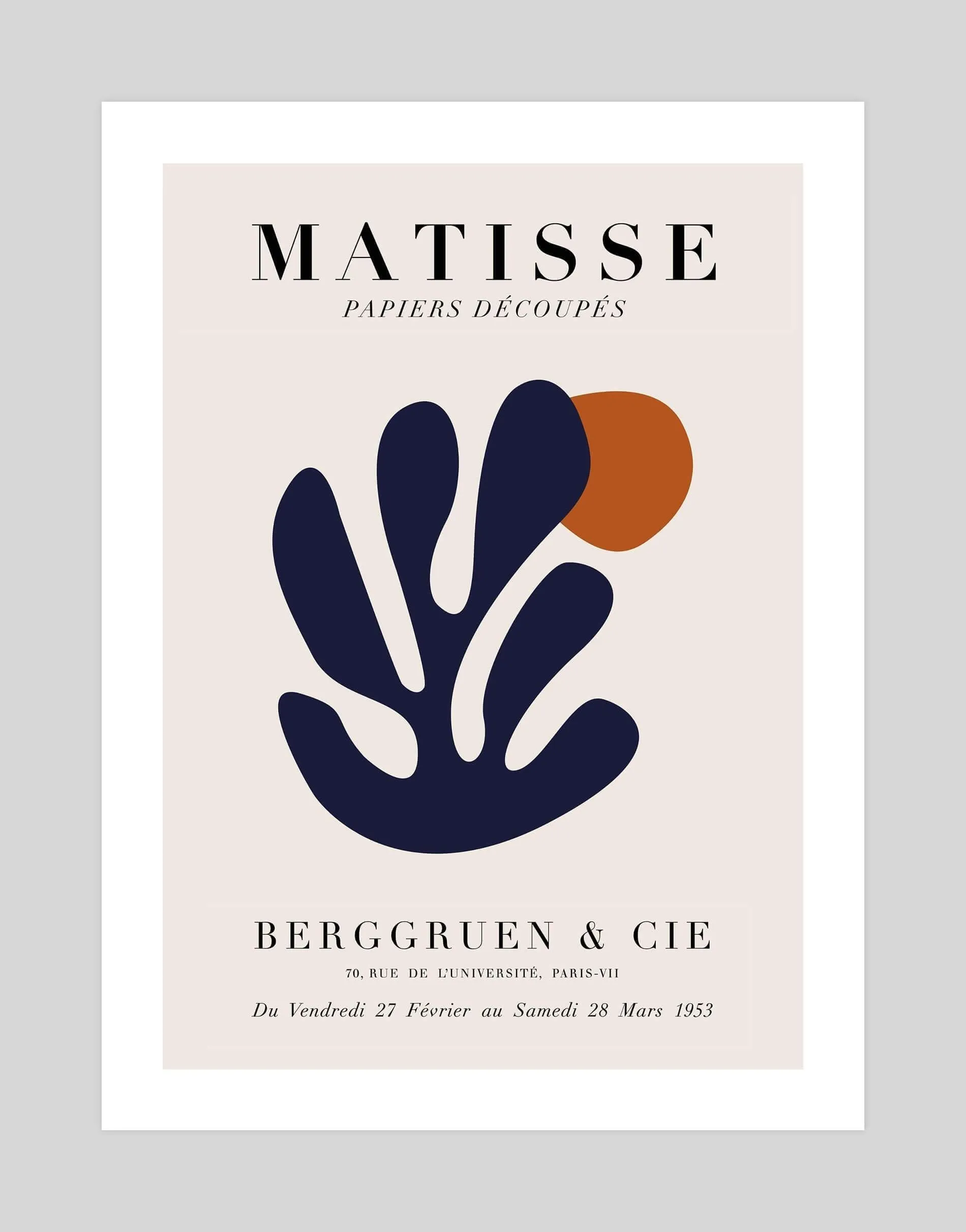 Matisse Papiers Decoupes Blue Coral