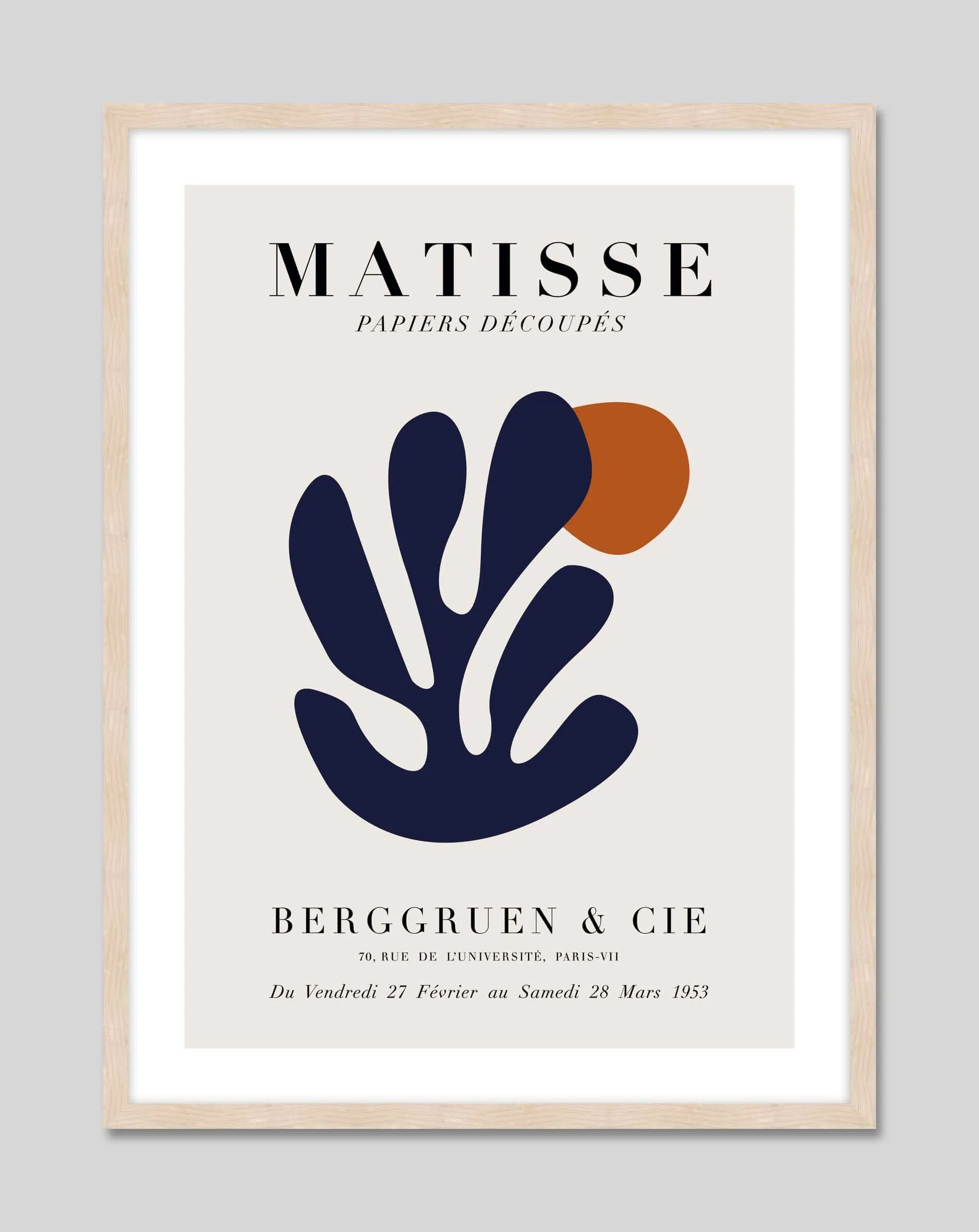 Matisse Papiers Decoupes Blue Coral