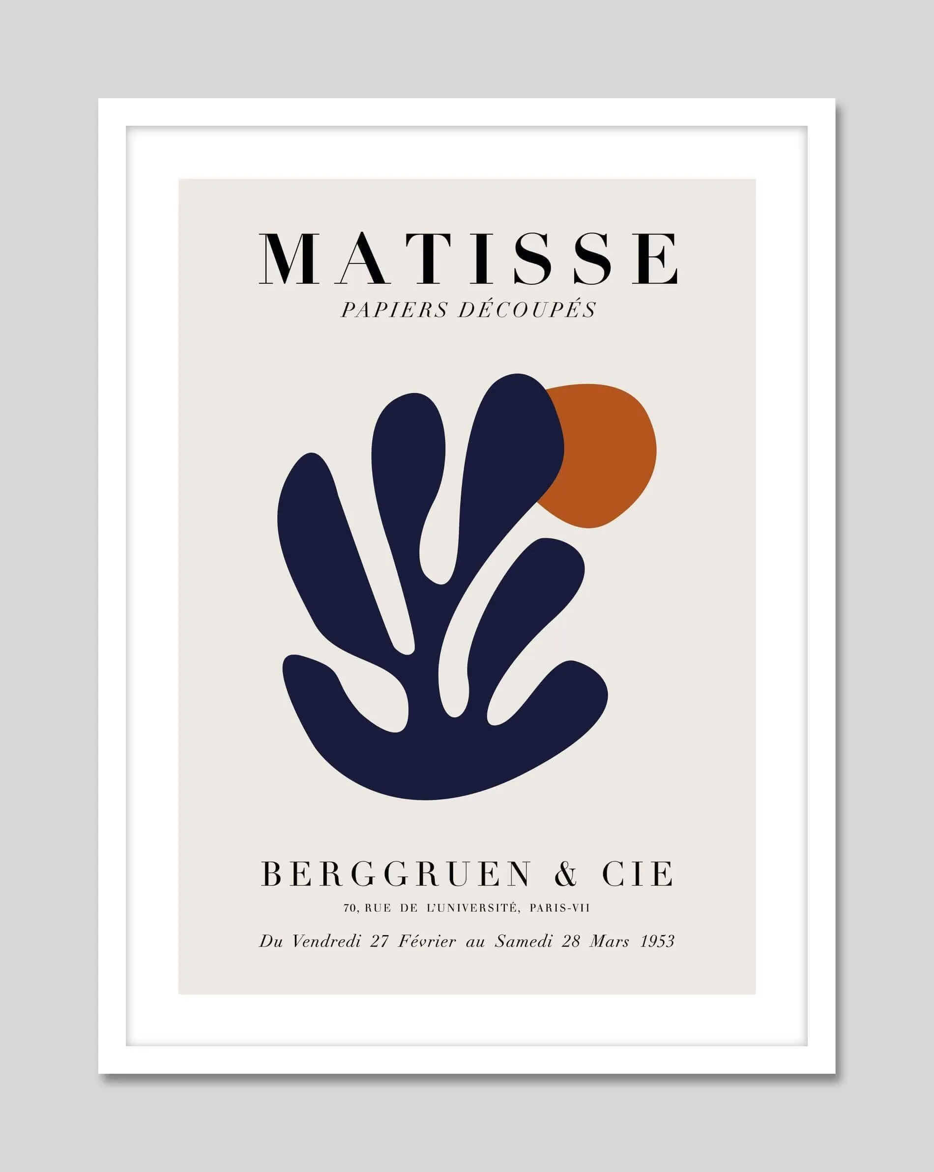 Matisse Papiers Decoupes Blue Coral