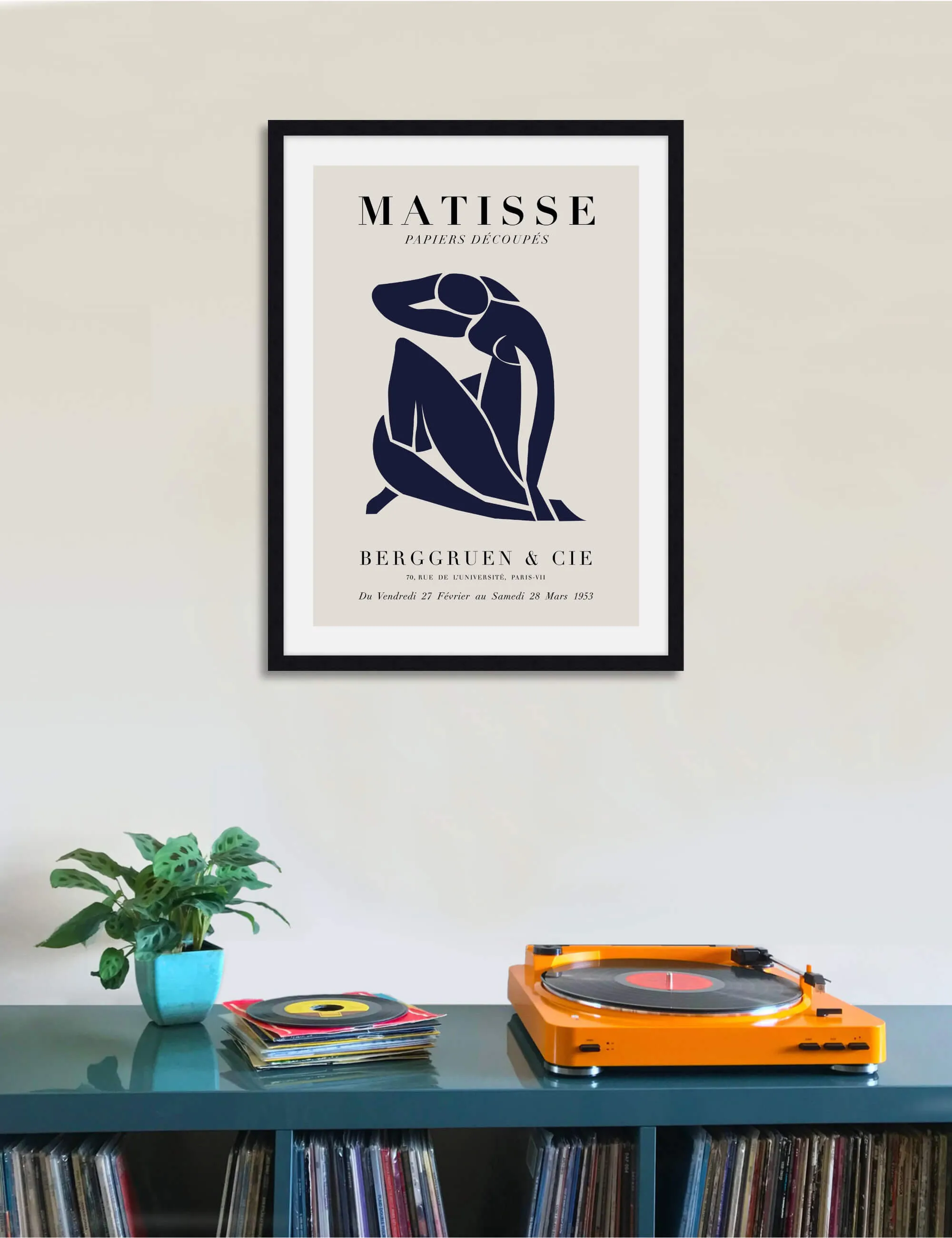 Matisse Papiers Decoupes Blue Nude II