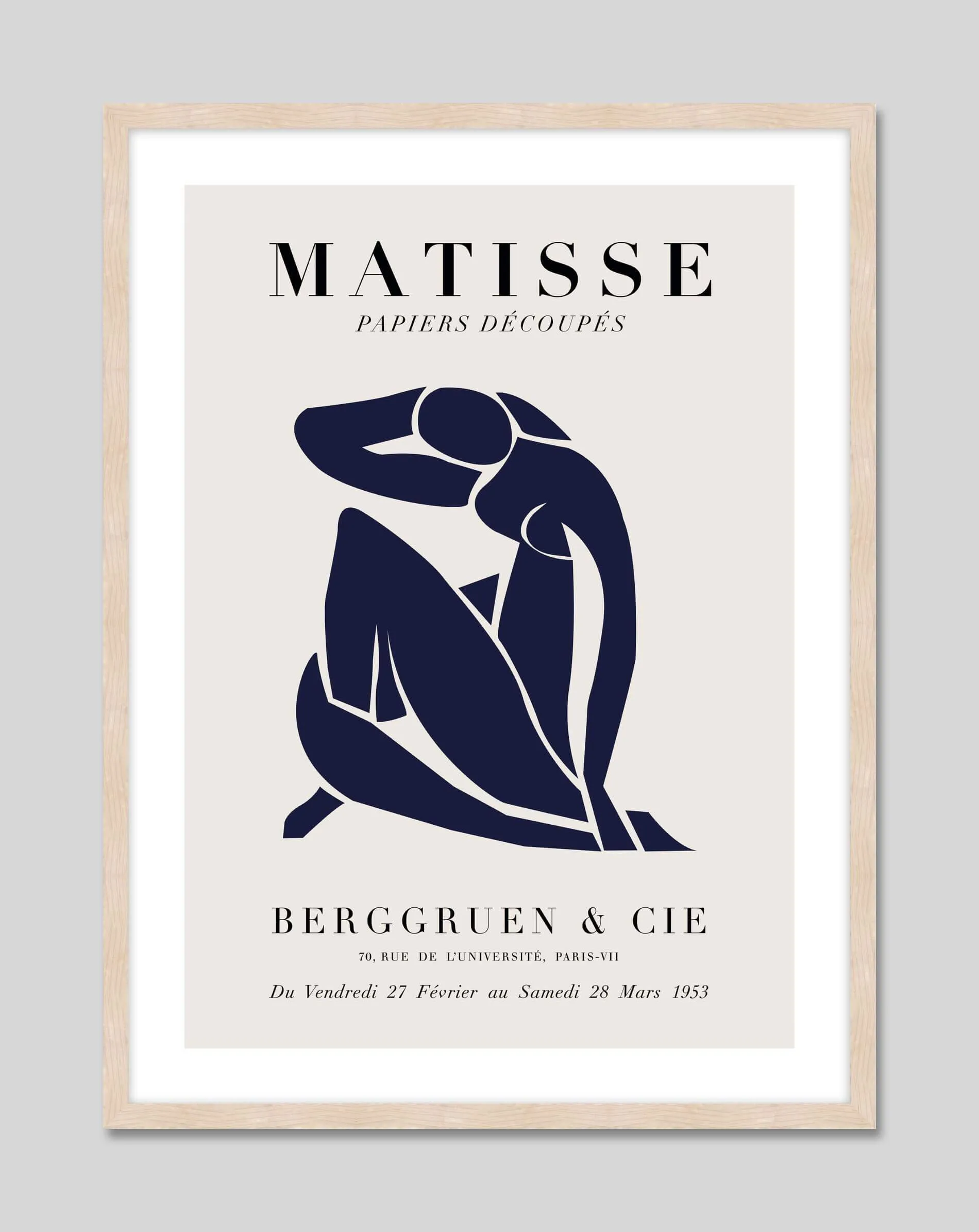 Matisse Papiers Decoupes Blue Nude II