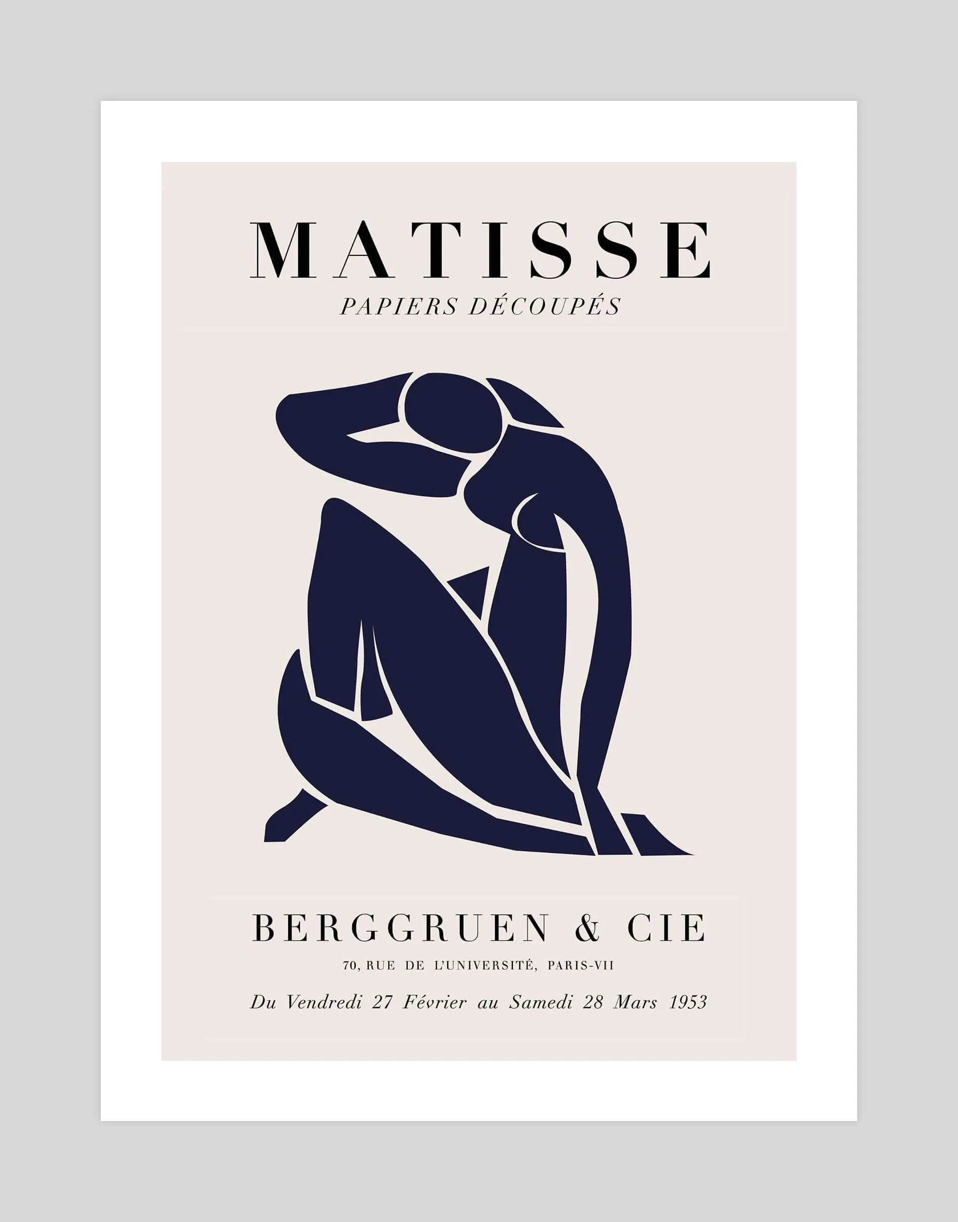 Matisse Papiers Decoupes Blue Nude II