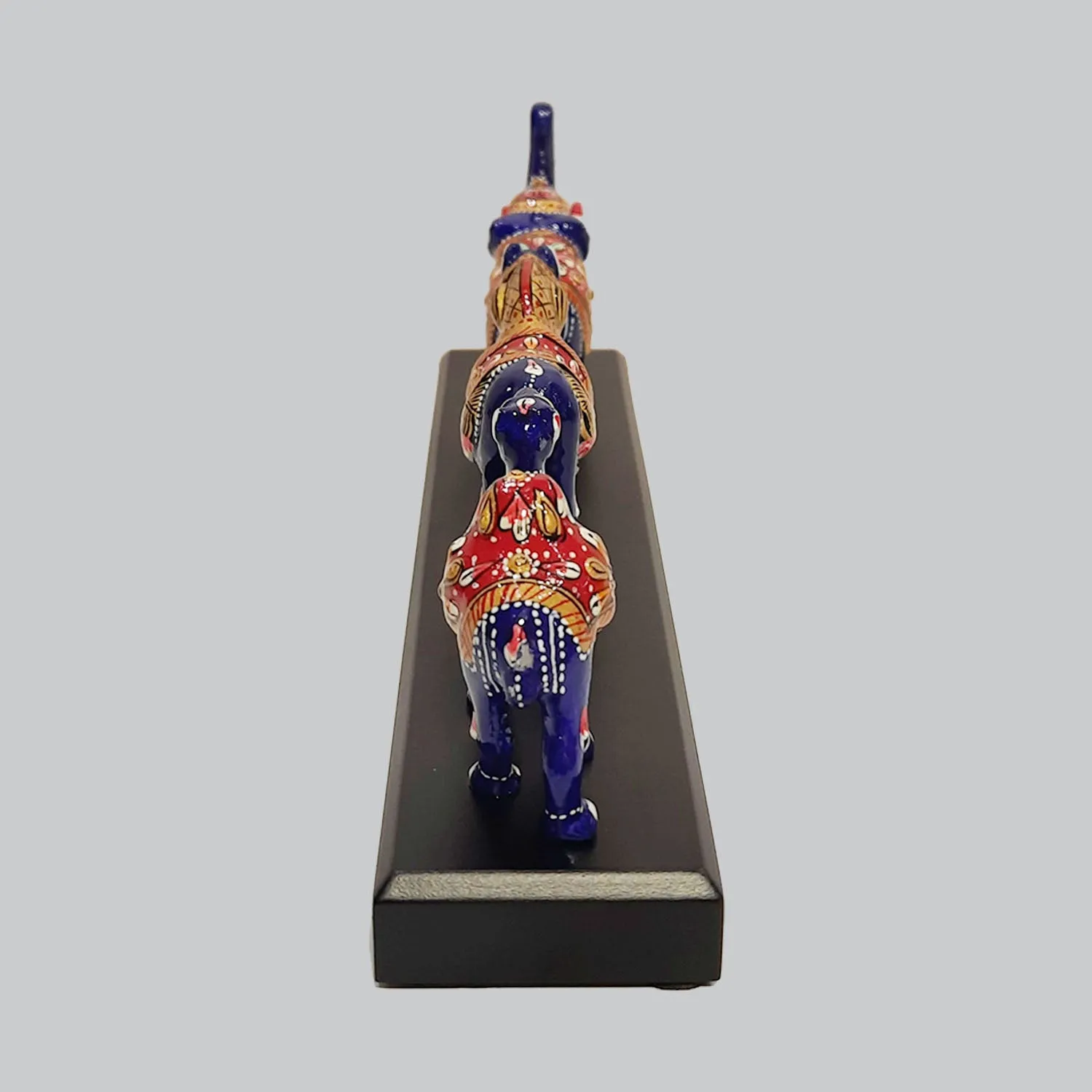 Metal Enamel Barat Set on Base 9 in x 3.3 in