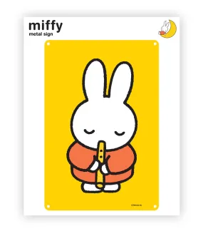 Miffy recorder Metal Sign