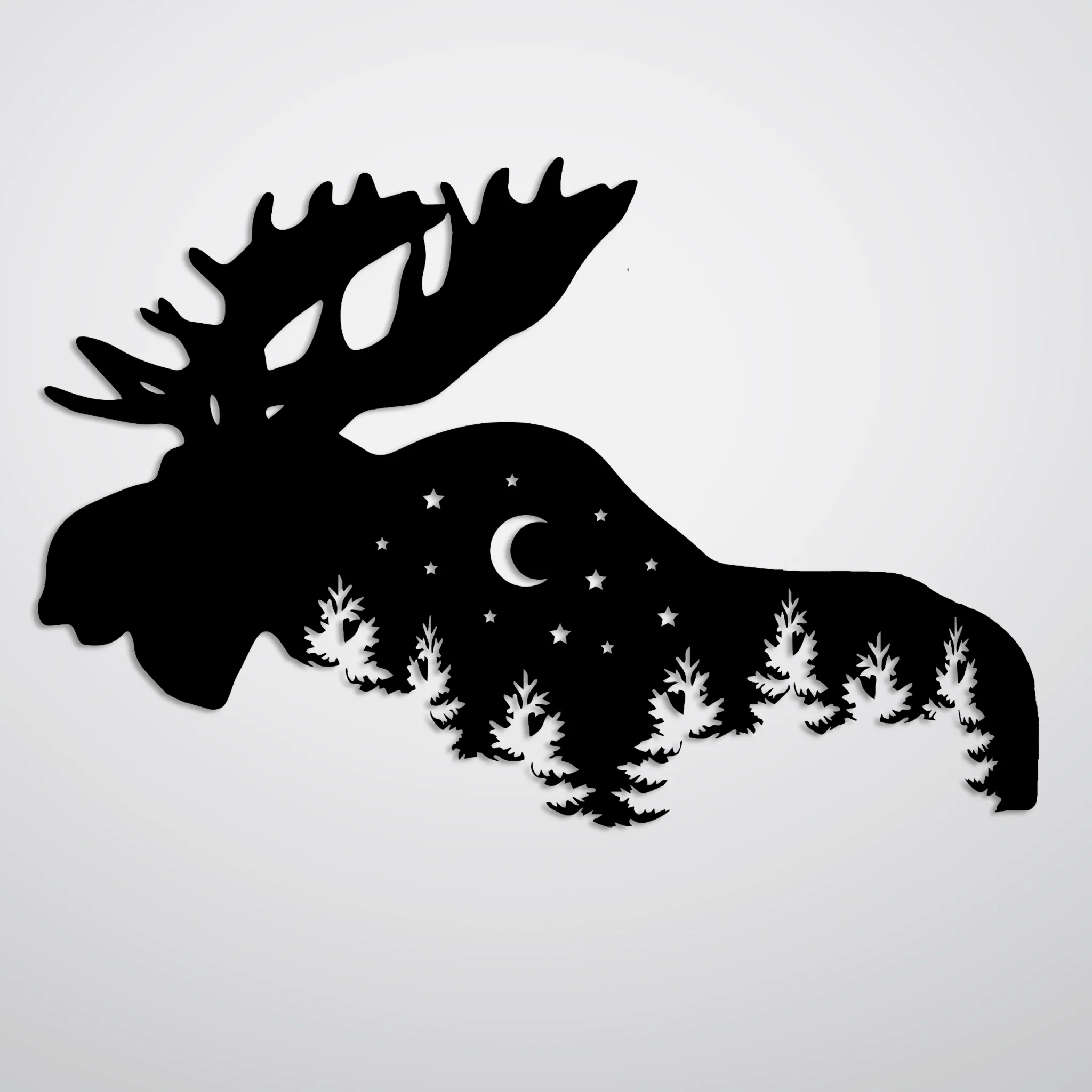 Moose Alternative - Metal Wall Art