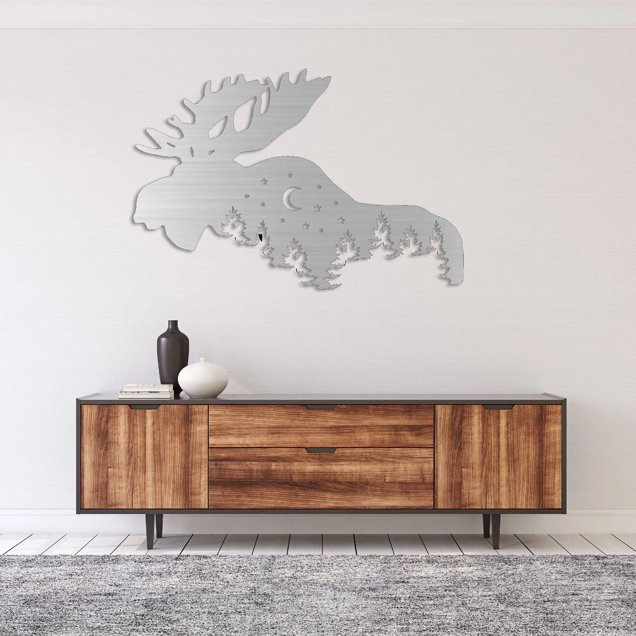 Moose Alternative - Metal Wall Art