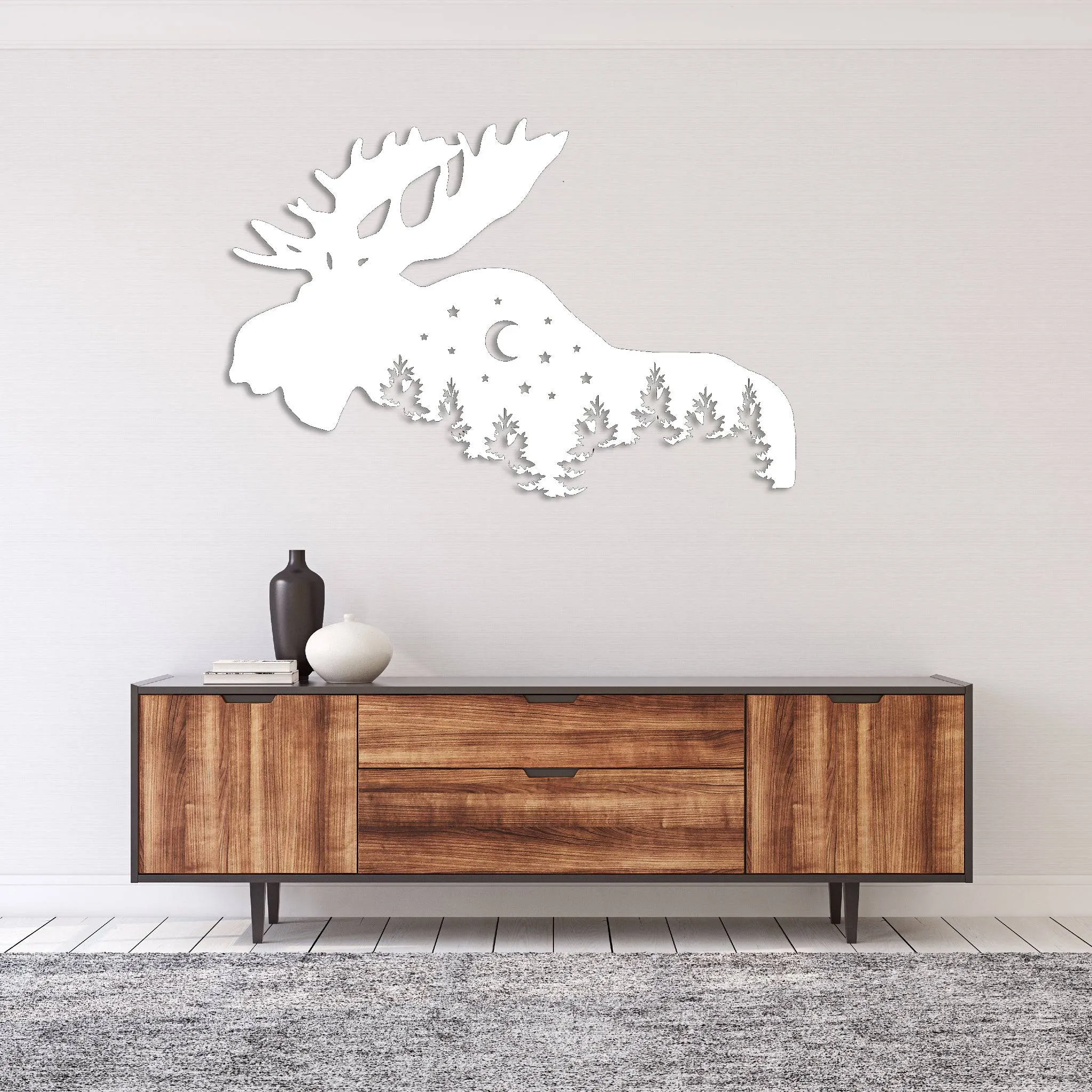 Moose Alternative - Metal Wall Art