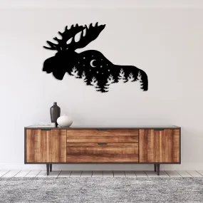 Moose Alternative - Metal Wall Art