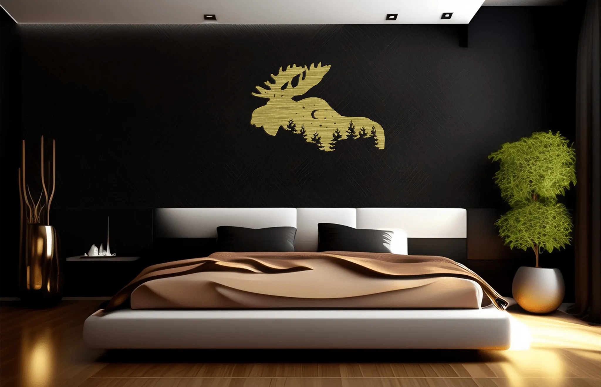 Moose Alternative - Metal Wall Art