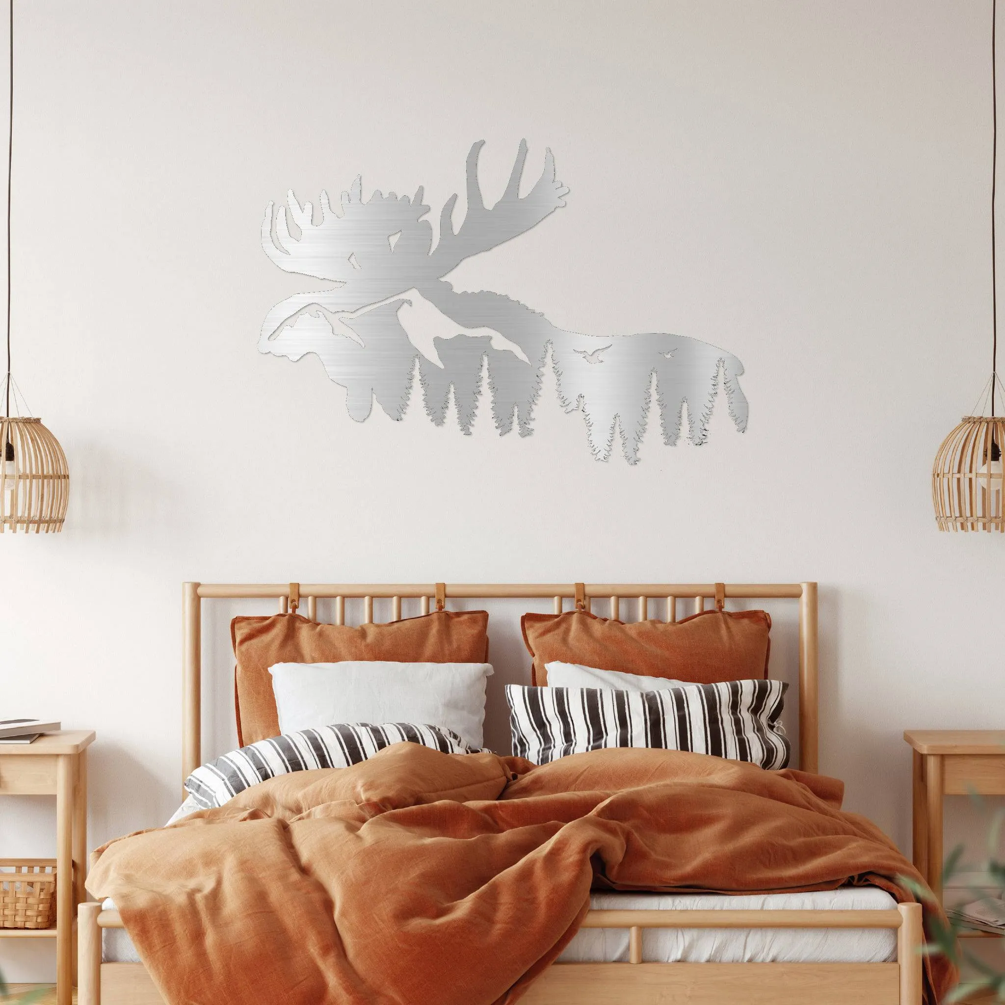 Moose Mountain - Metal Wall Art