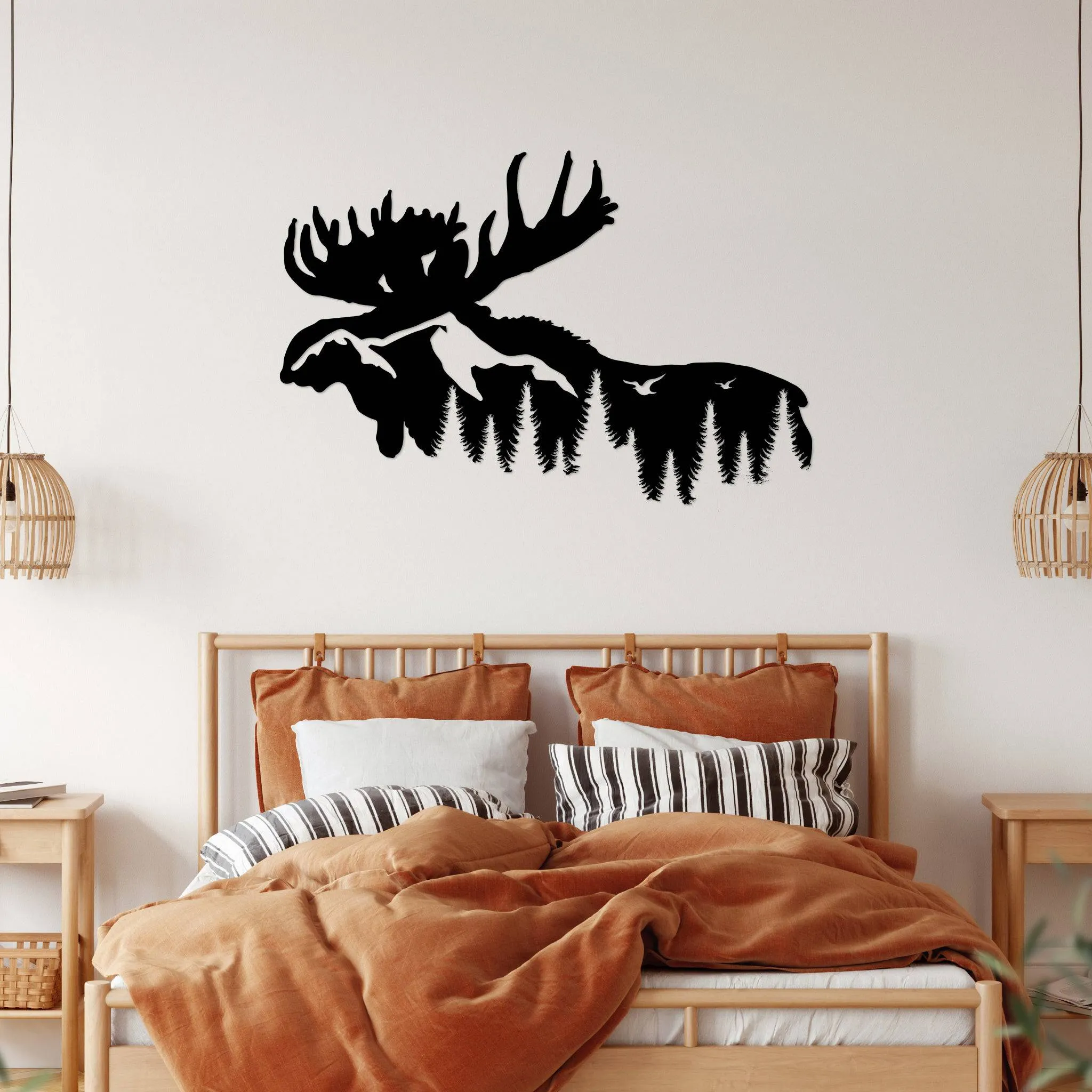 Moose Mountain - Metal Wall Art