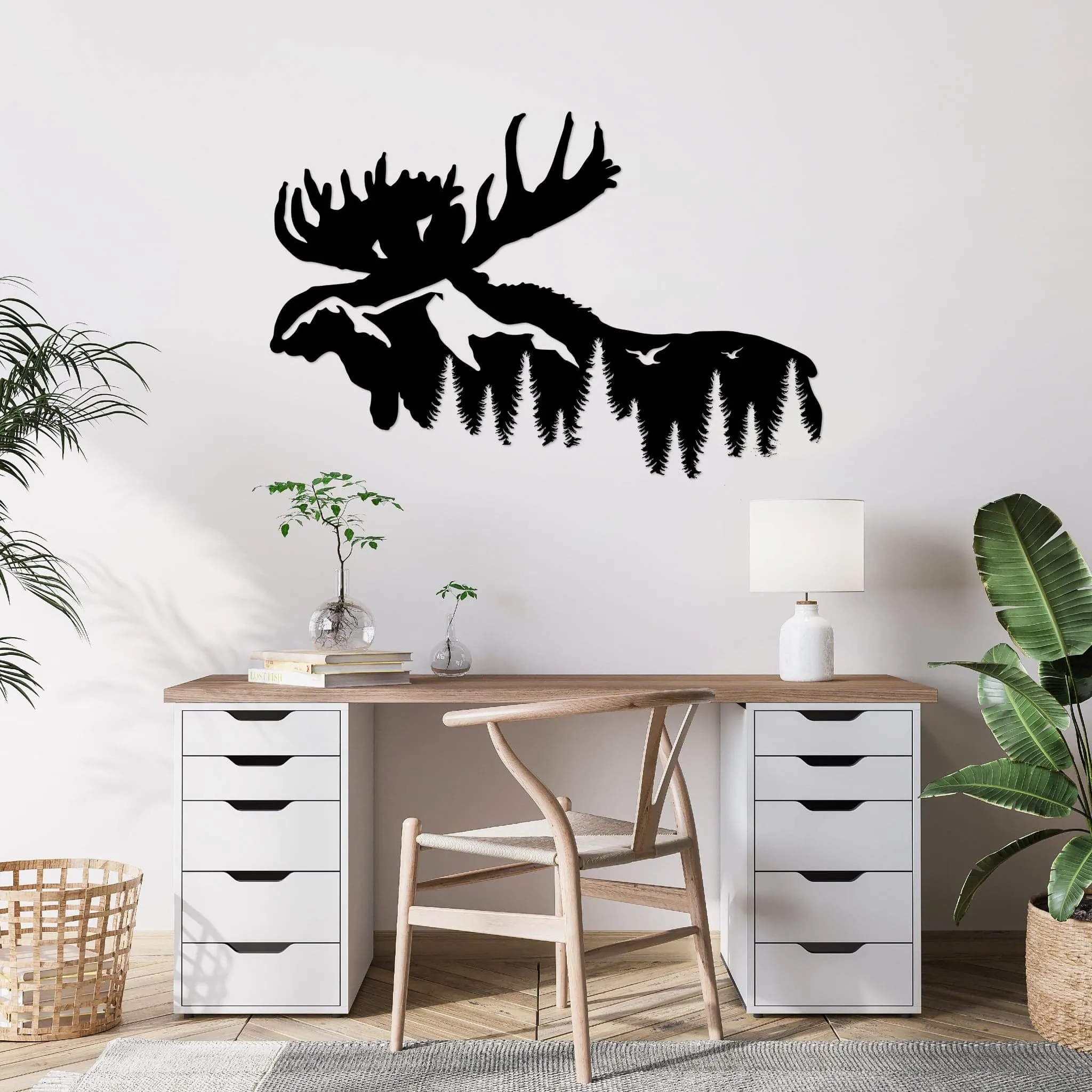 Moose Mountain - Metal Wall Art