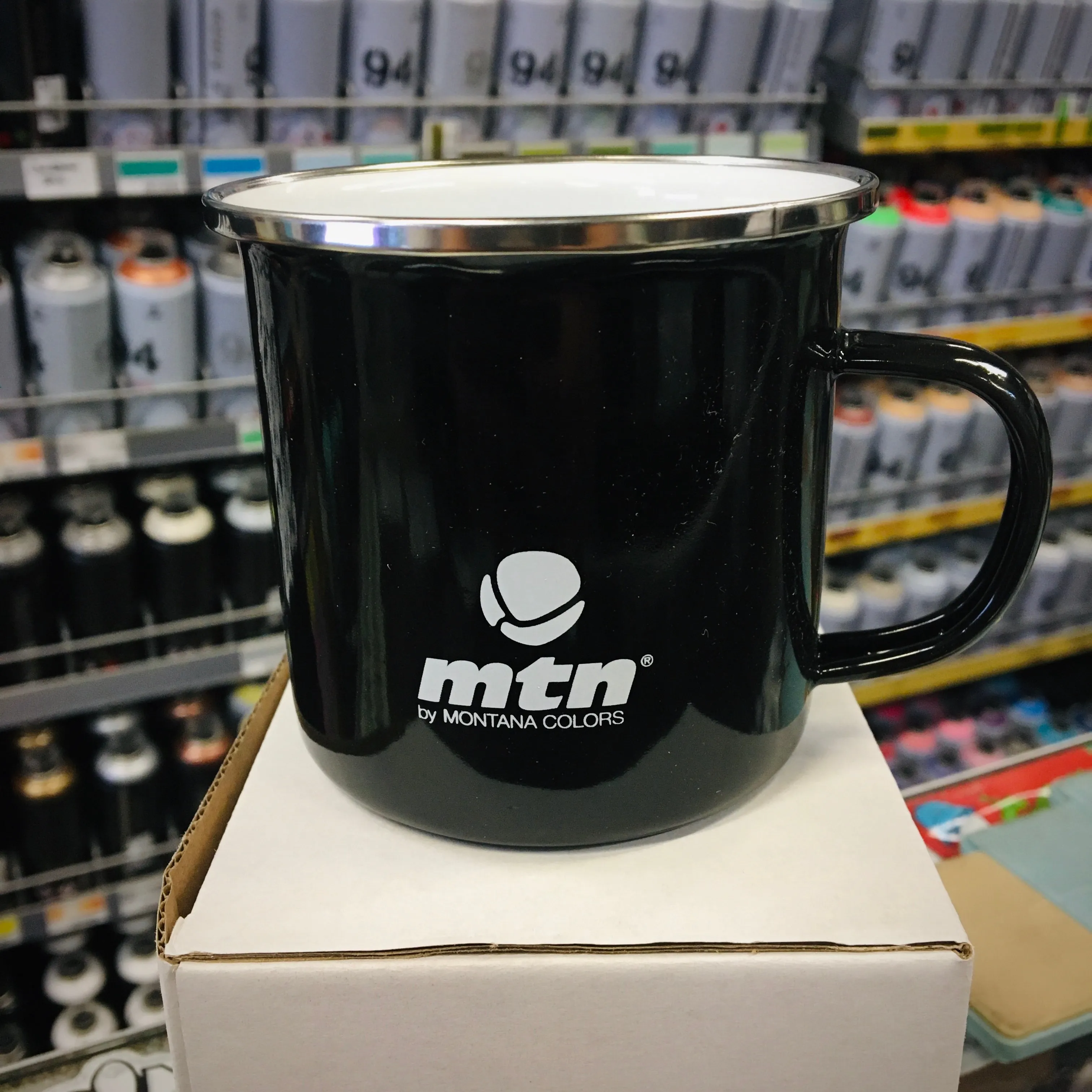 MTN metal mug