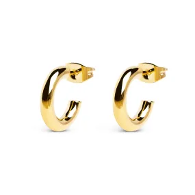 Nairo Gold Hoop Earrings