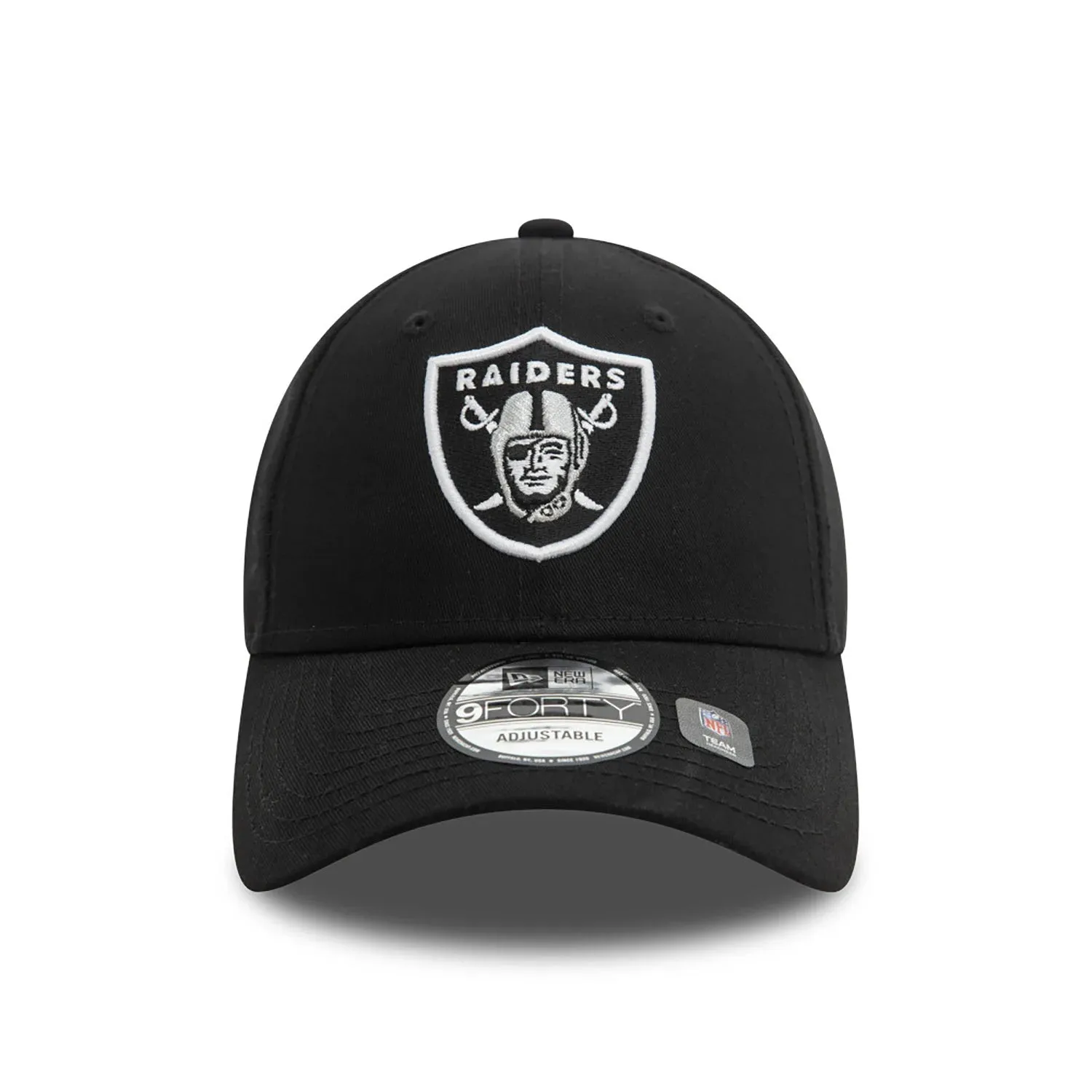 NEW ERA Las Vegas Raiders NFL Side Patch Black 9FORTY Adjustable Cap