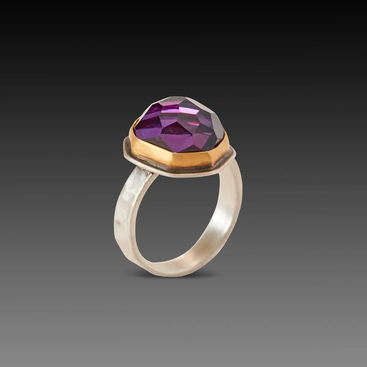 Organic Amethyst Ring