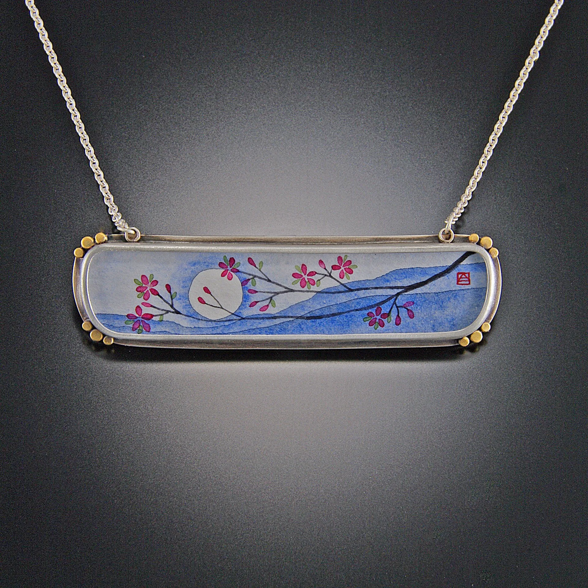 Plum Blossom Horizon Necklace