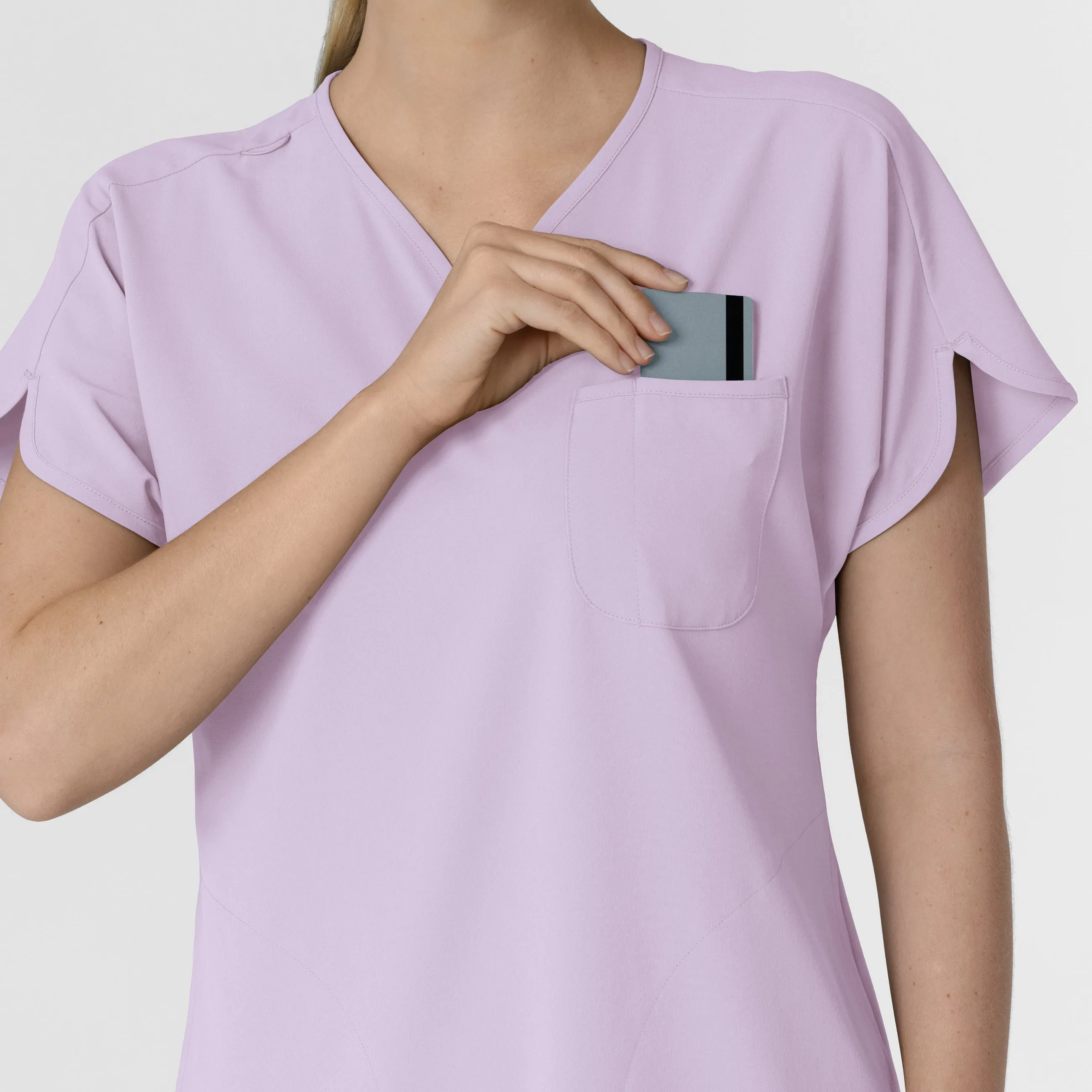 RENEW Women's Dolman Scrub Top - Pastel Lilac