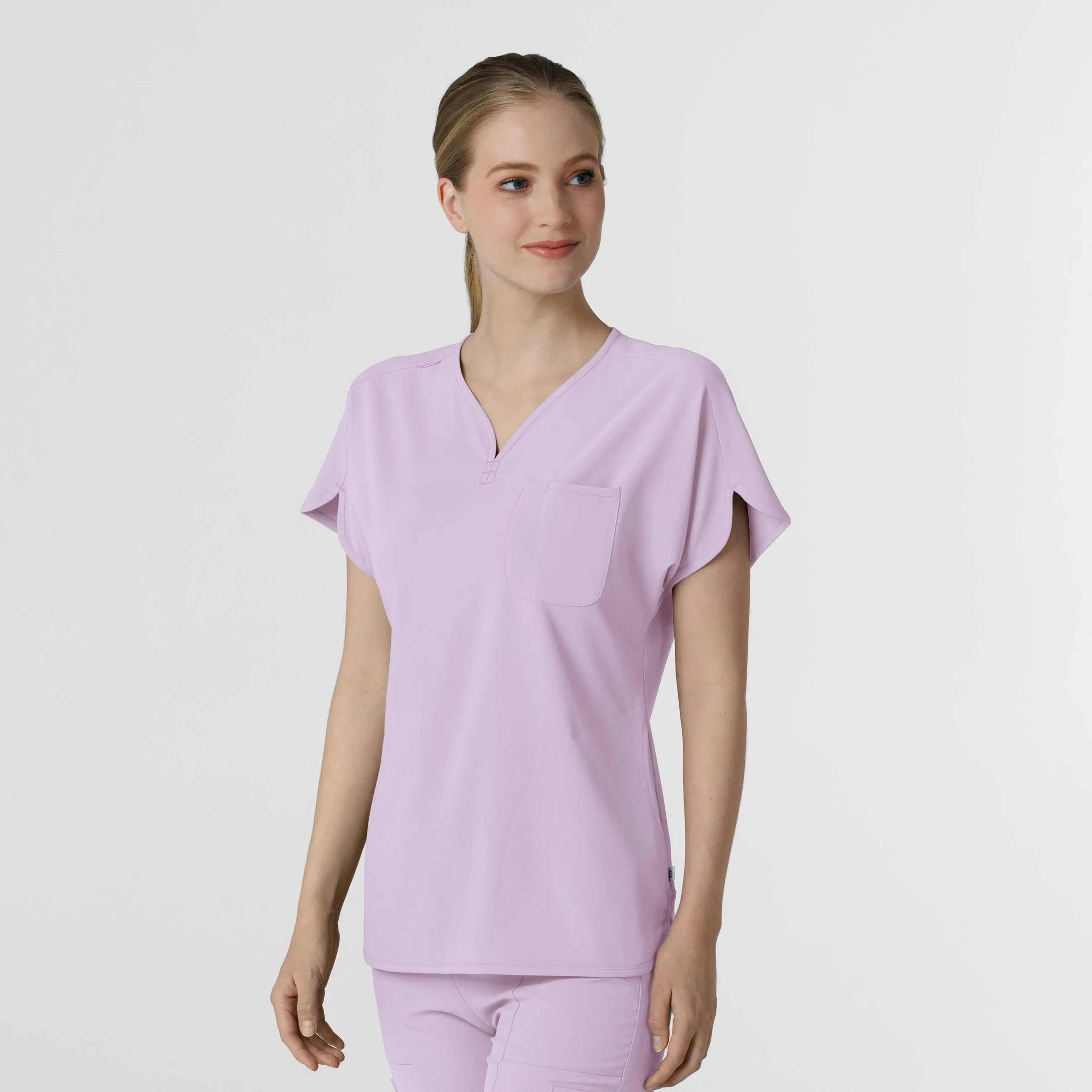 RENEW Women's Dolman Scrub Top - Pastel Lilac