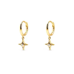 Shine Flare Gold Earrings