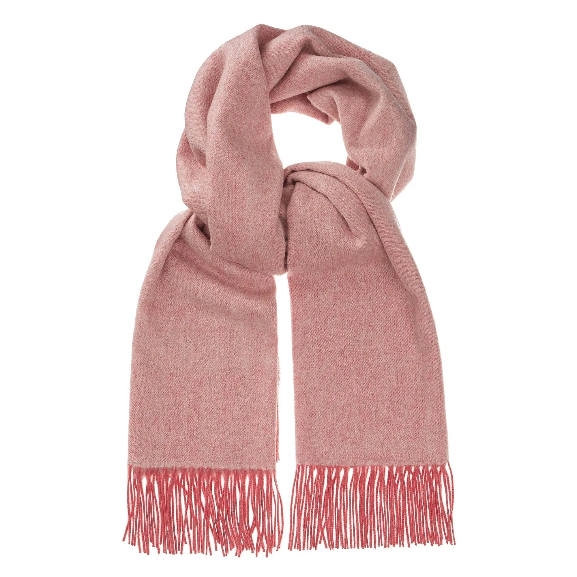 Sontra Cashmere Scarf [Coral/Ivory]