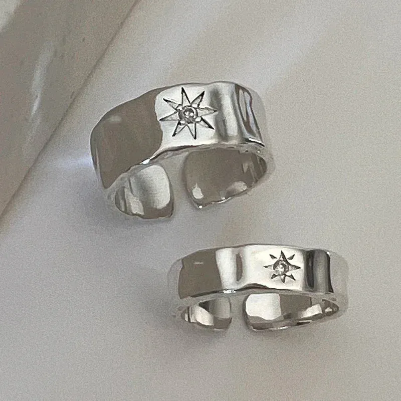 Sun Moon Couple Rings