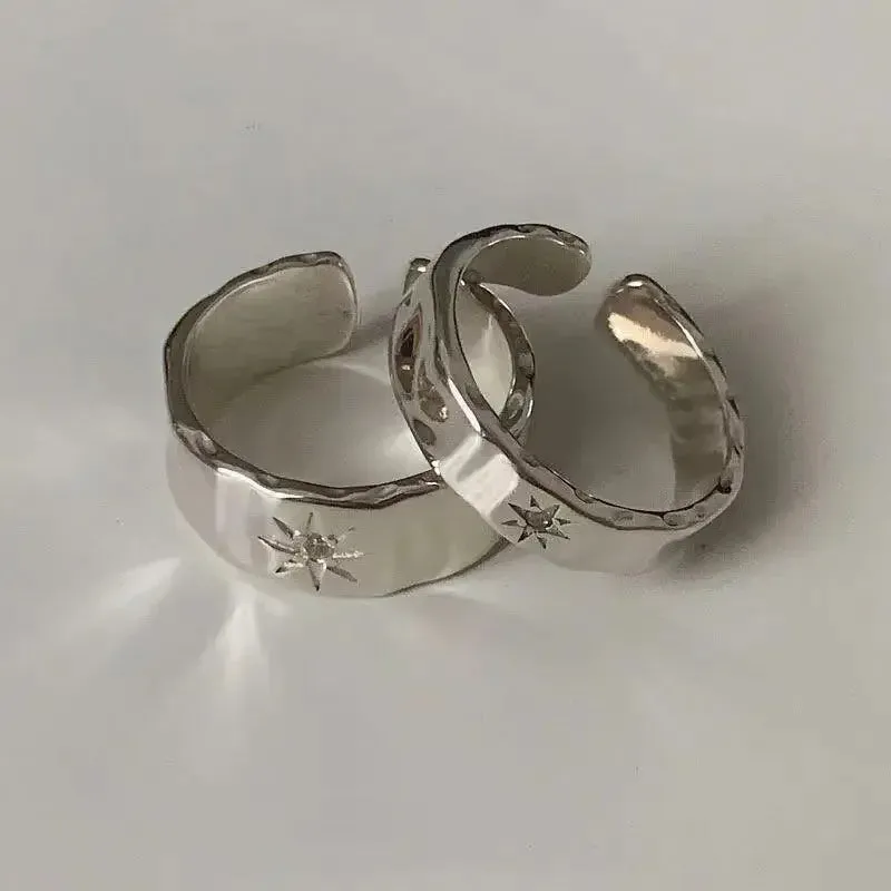 Sun Moon Couple Rings