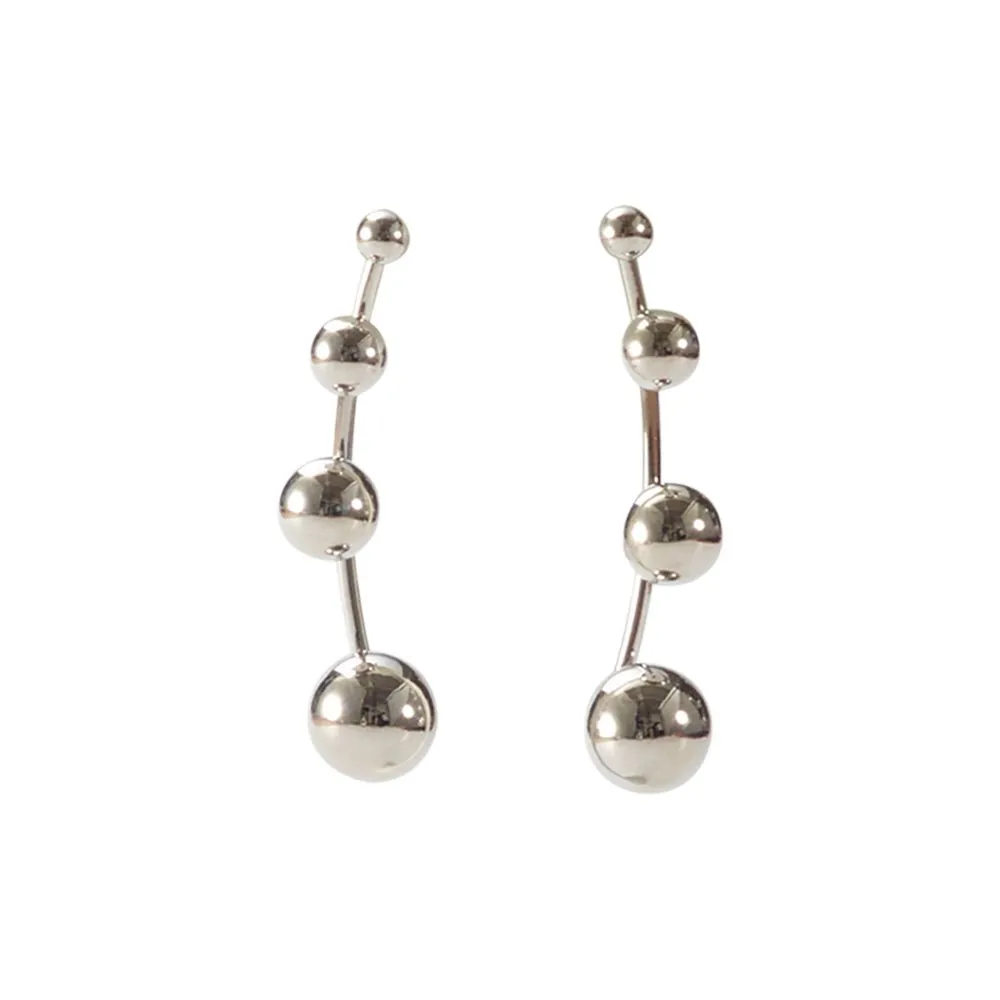 Tapered Metal Earrings