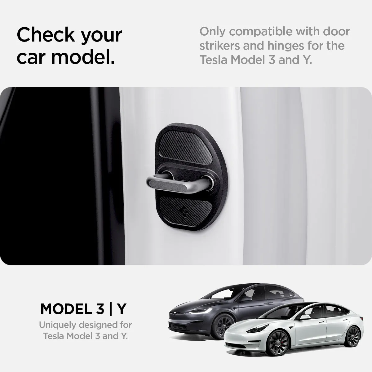 Tesla Model Y & 3 - Door Lock Cover | TO320