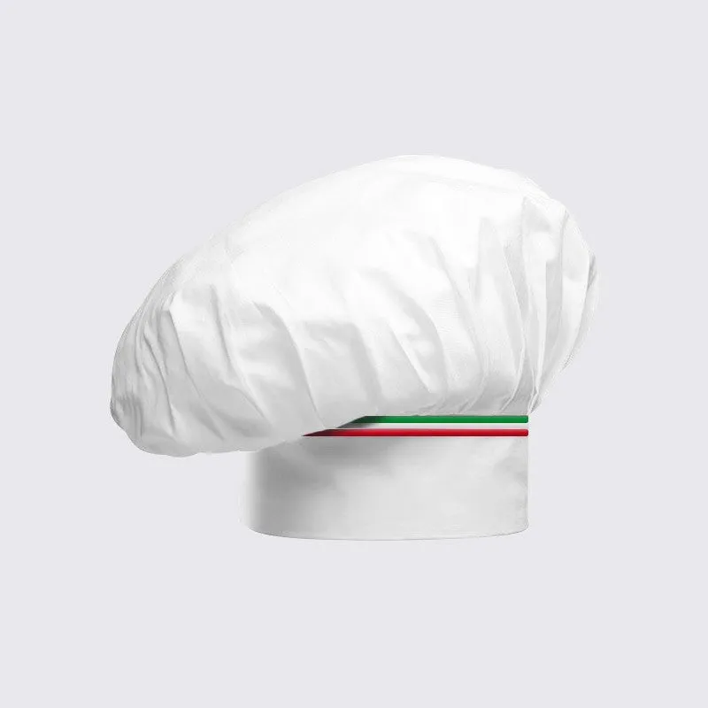 White Napoli Kitchen Hat - MANELLI