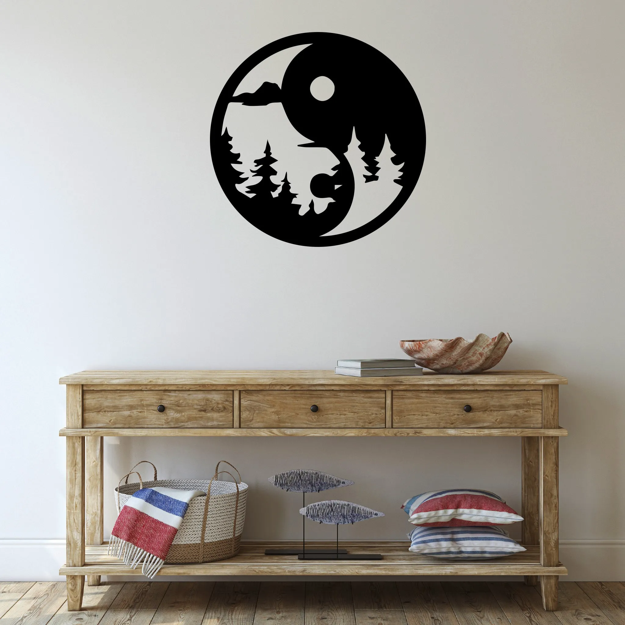 Yin Yang - Metal Wall Art