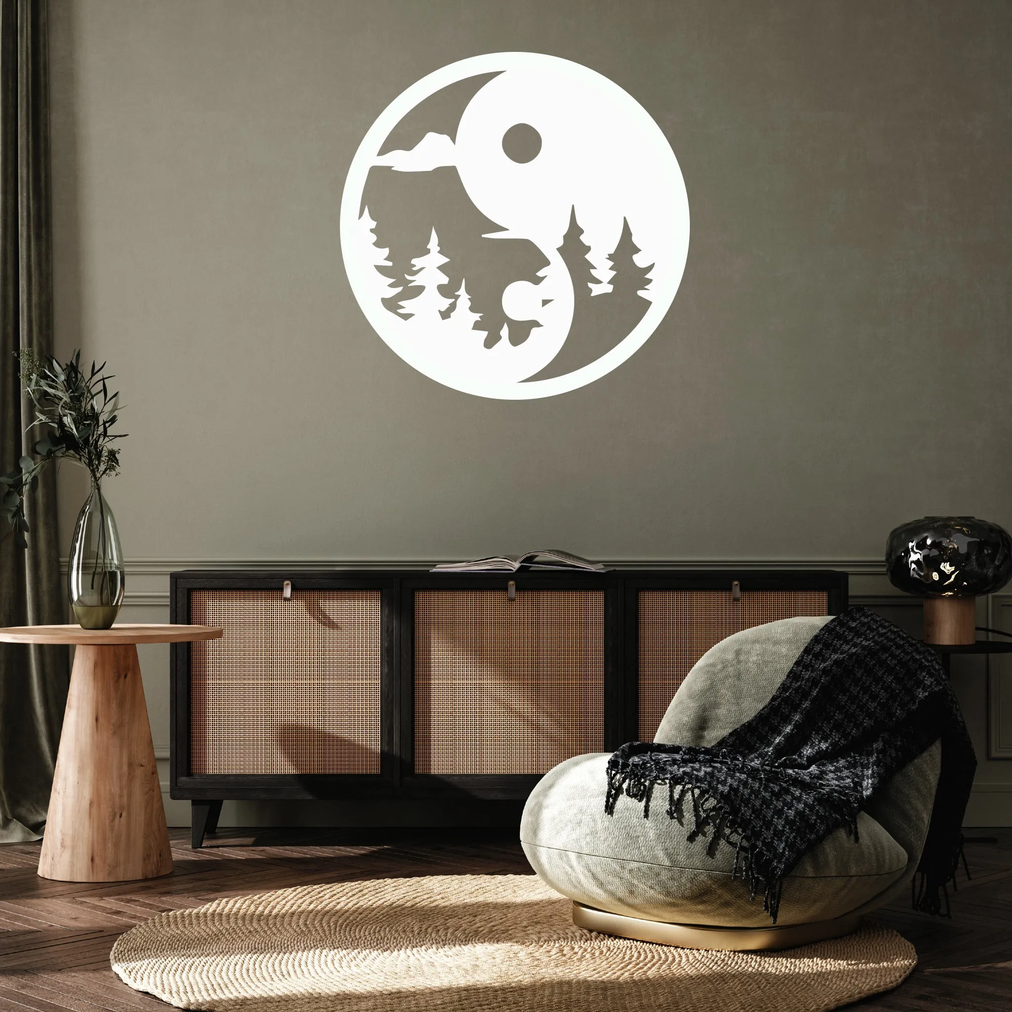 Yin Yang - Metal Wall Art